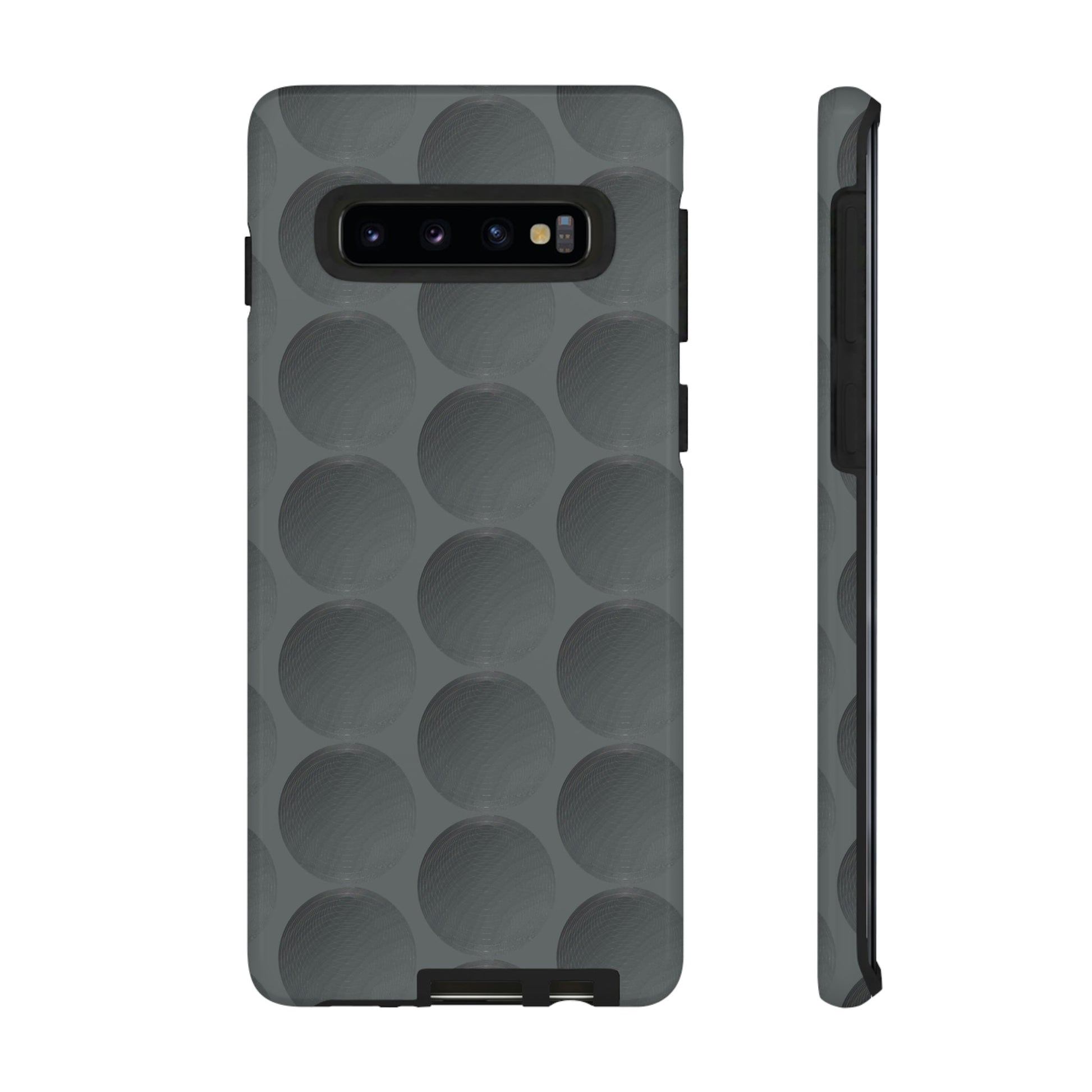 Phone Case-GREY SPHERES | Tough-Samsung Galaxy S10-Glossy-PhoneCaseBoss-Phone-Best-Phone-Cases