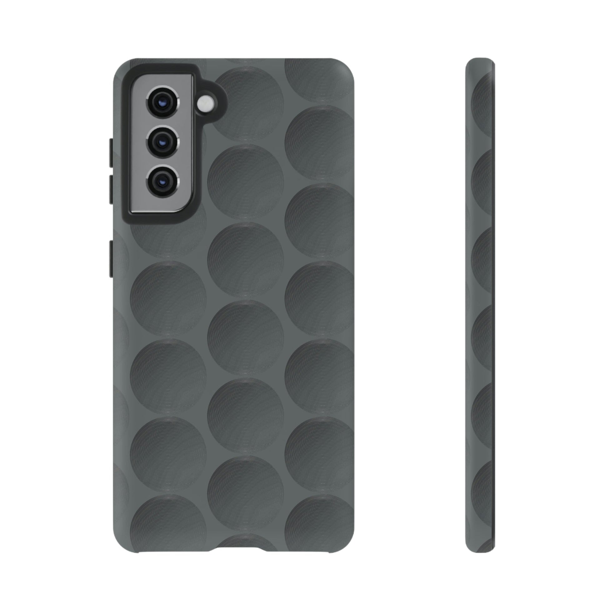 Phone Case-GREY SPHERES | Tough-Samsung Galaxy S21-Matte-PhoneCaseBoss-Phone-Best-Phone-Cases