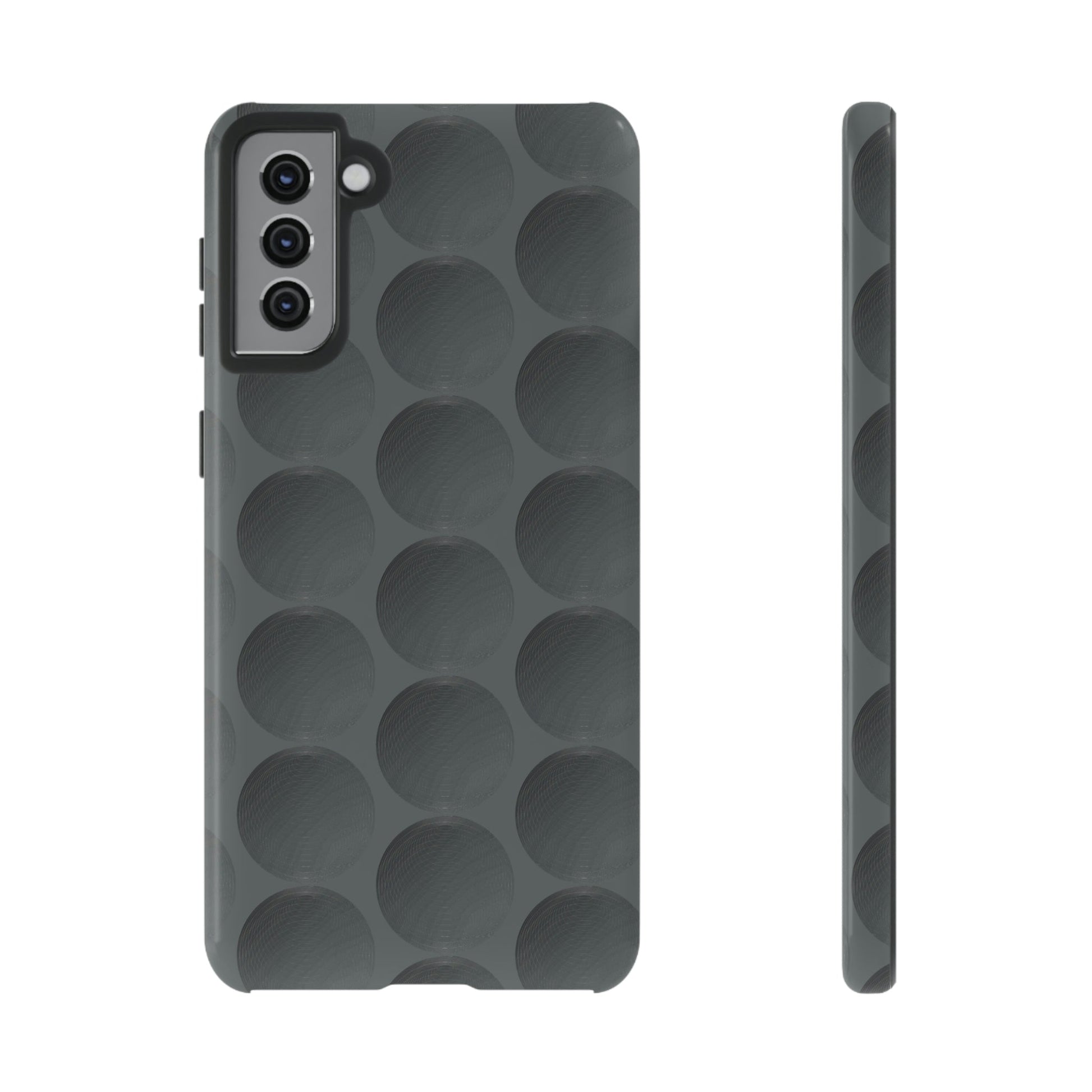 Phone Case-GREY SPHERES | Tough-Samsung Galaxy S21 Plus-Glossy-PhoneCaseBoss-Phone-Best-Phone-Cases