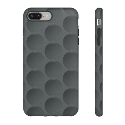 Phone Case-GREY SPHERES | Tough-iPhone 8 Plus-Matte-PhoneCaseBoss-Phone-Best-Phone-Cases