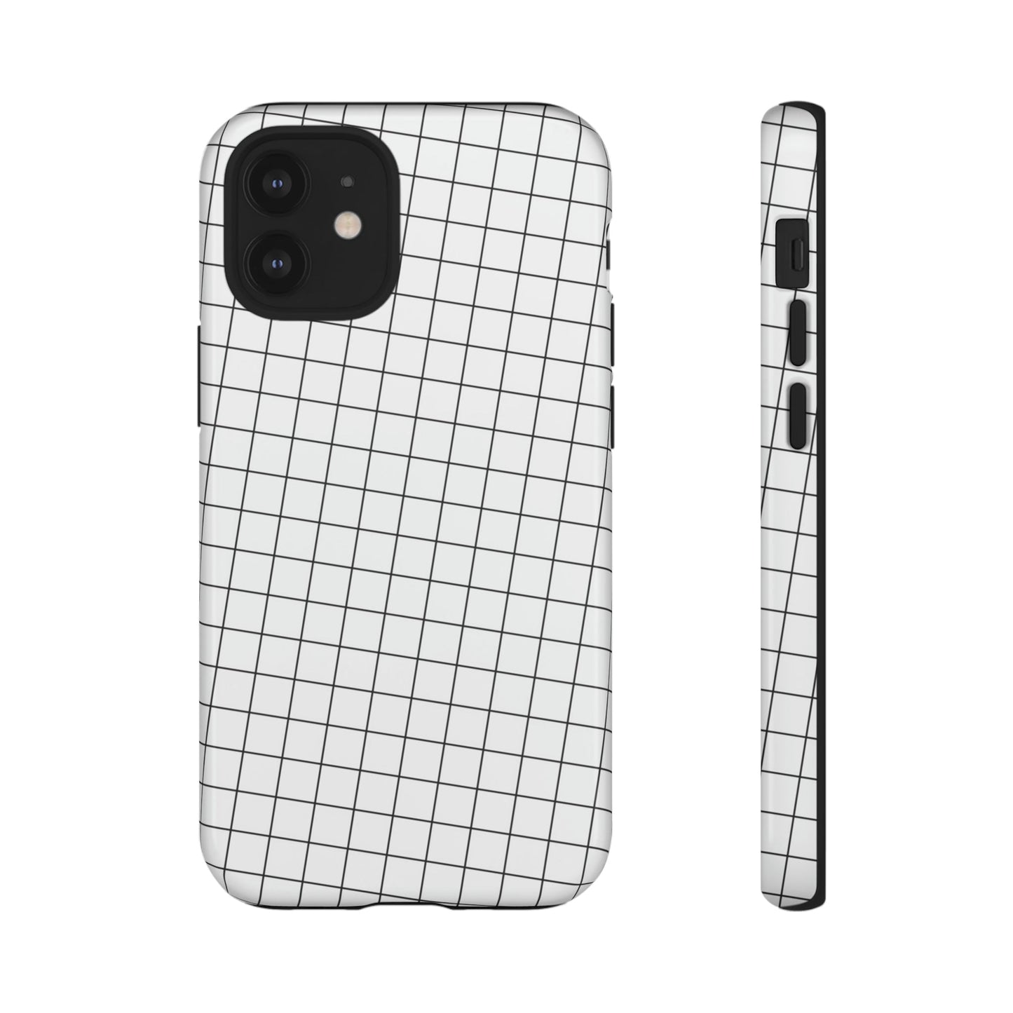 Phone Case-GRID | Tough-iPhone 12 Mini-Glossy-PhoneCaseBoss-Phone-Best-Phone-Cases