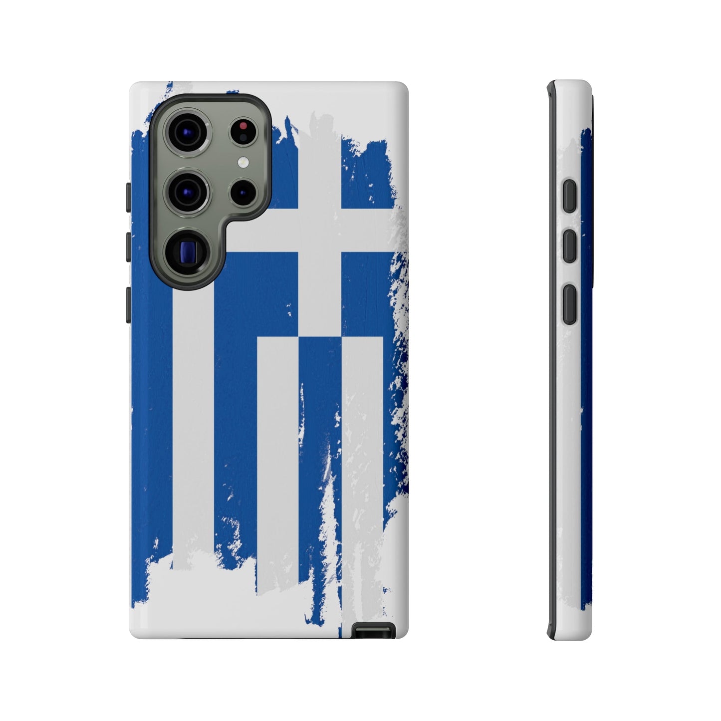 Phone Case-Greek Flag | Tough-Samsung Galaxy S23 Ultra-Glossy-PhoneCaseBoss-Phone-Best-Phone-Cases