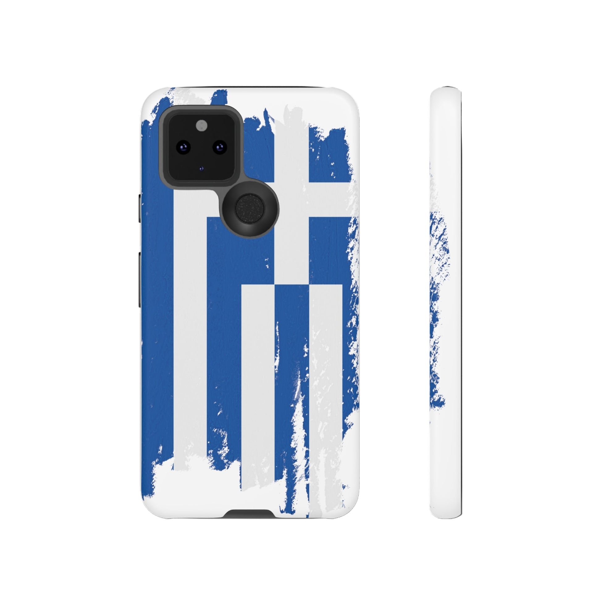 Phone Case-Greek Flag | Tough-Google Pixel 5 5G-Matte-PhoneCaseBoss-Phone-Best-Phone-Cases