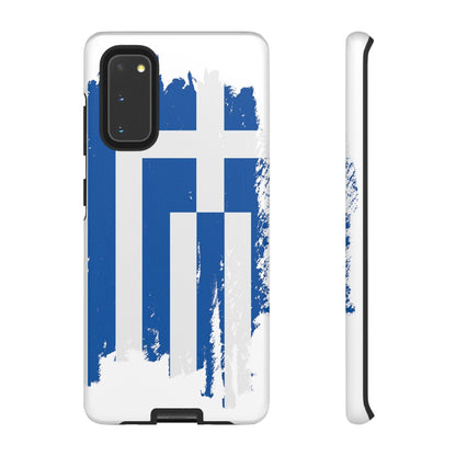 Phone Case-Greek Flag | Tough-Samsung Galaxy S20-Matte-PhoneCaseBoss-Phone-Best-Phone-Cases