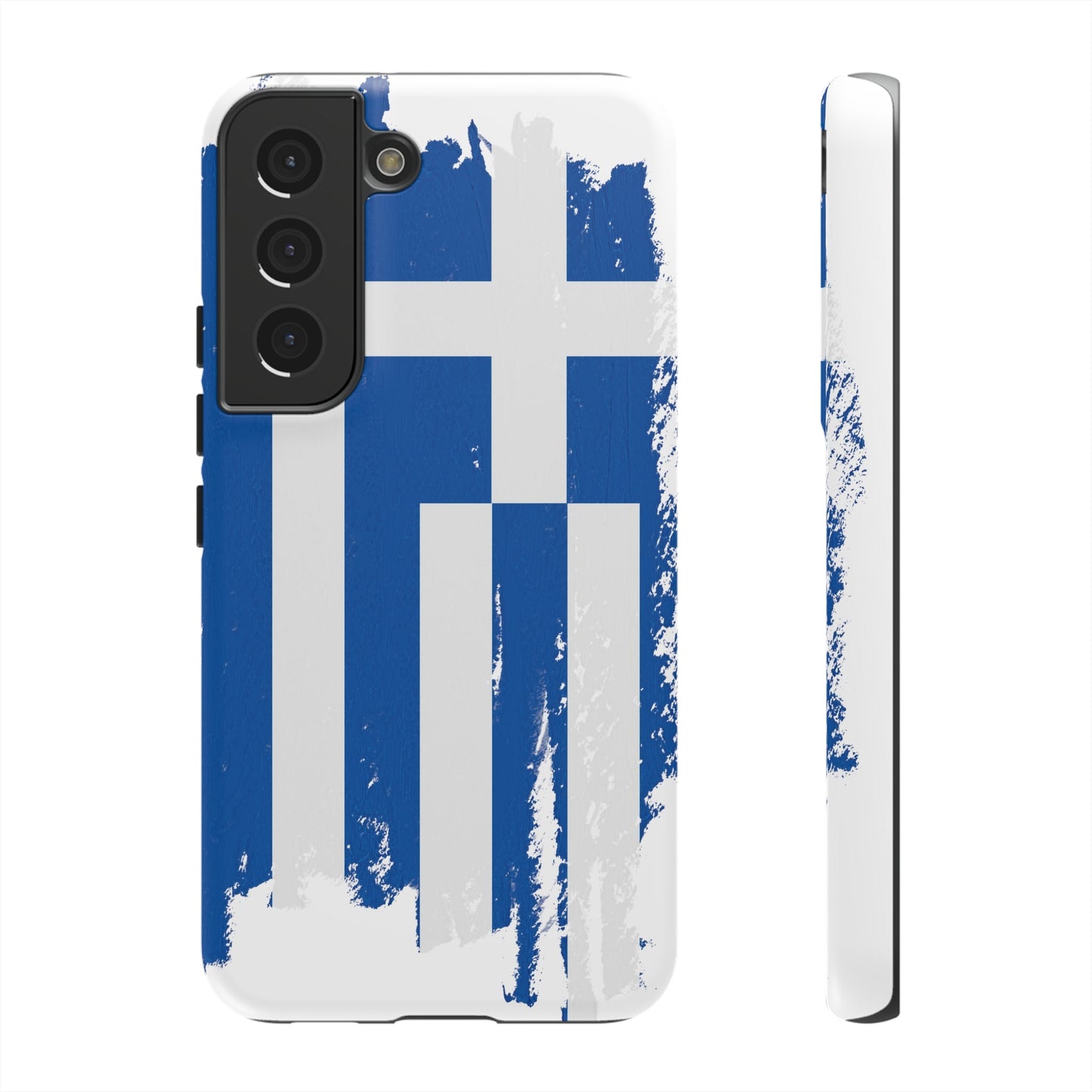 Phone Case-Greek Flag | Tough-Samsung Galaxy S22-Matte-PhoneCaseBoss-Phone-Best-Phone-Cases