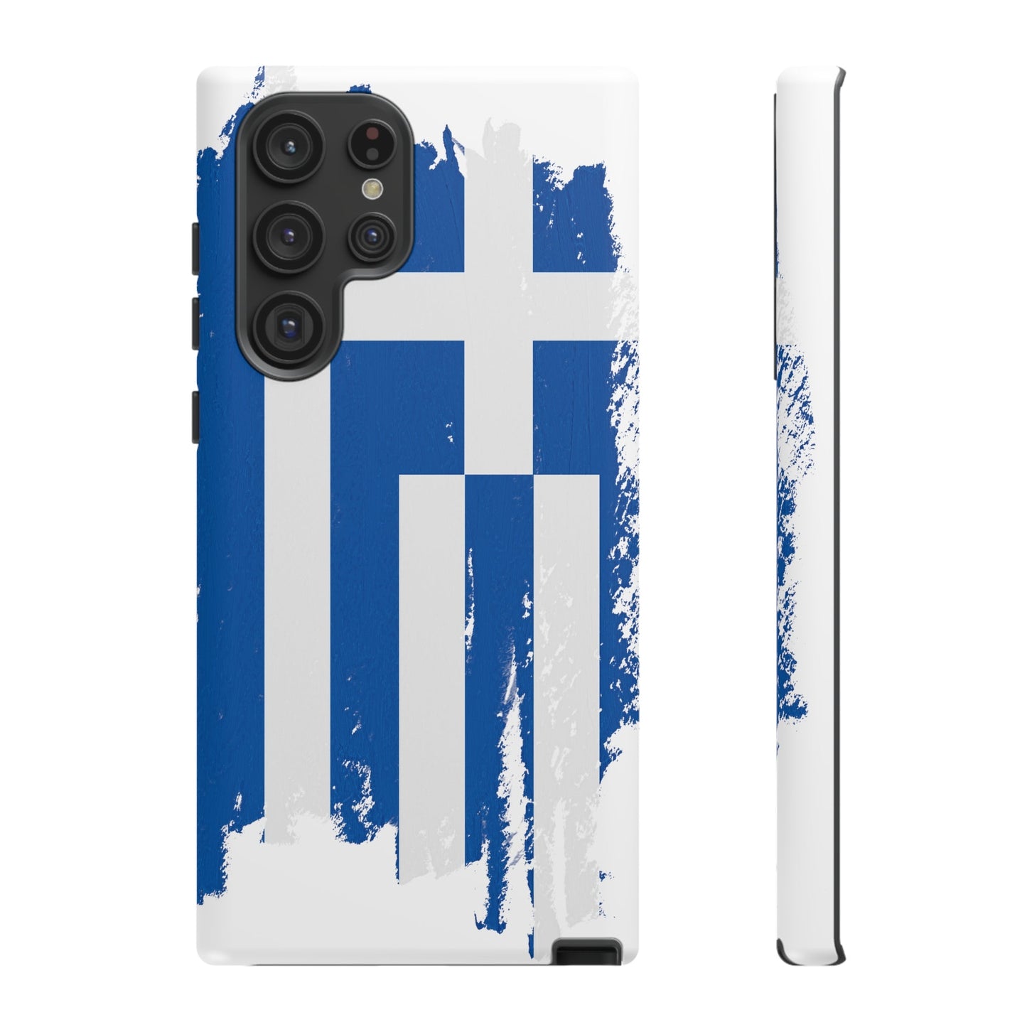 Phone Case-Greek Flag | Tough-Samsung Galaxy S22 Ultra-Matte-PhoneCaseBoss-Phone-Best-Phone-Cases