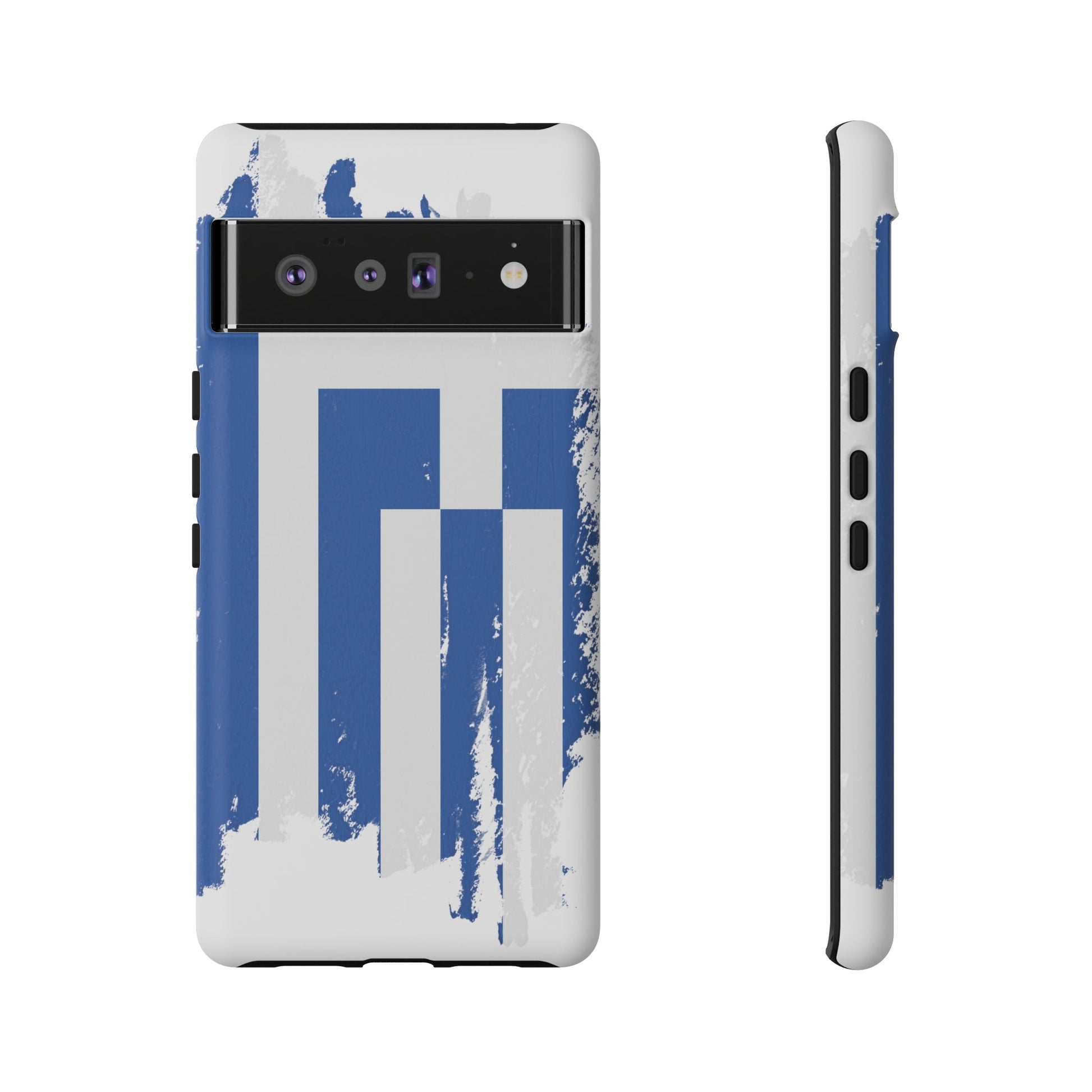 Phone Case-Greek Flag | Tough-Google Pixel 6 Pro-Matte-PhoneCaseBoss-Phone-Best-Phone-Cases