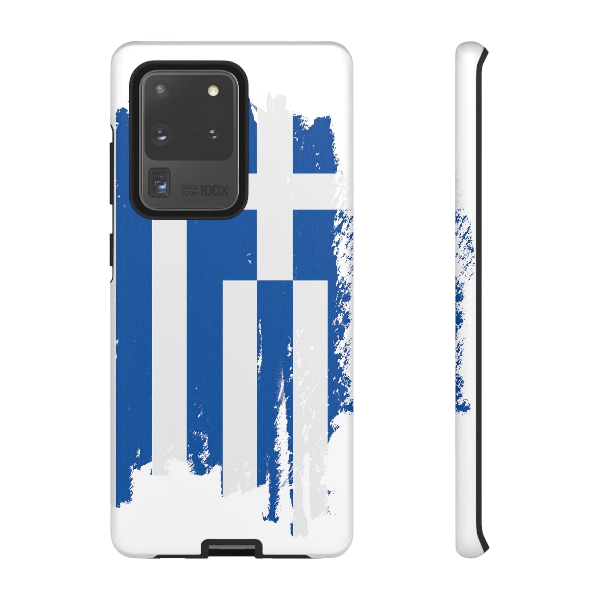 Phone Case-Greek Flag | Tough-Samsung Galaxy S20 Ultra-Matte-PhoneCaseBoss-Phone-Best-Phone-Cases