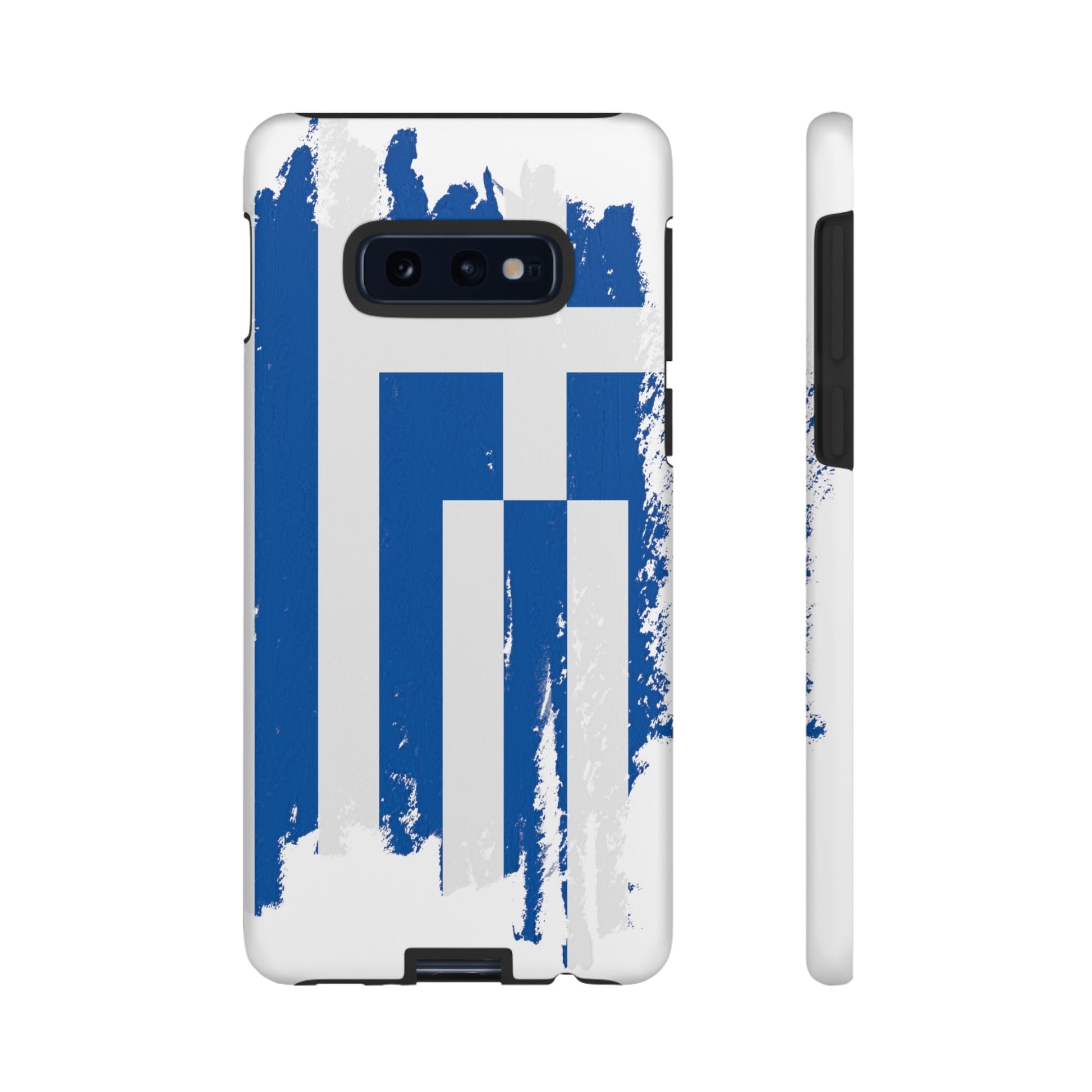 Phone Case-Greek Flag | Tough-Samsung Galaxy S10E-Matte-PhoneCaseBoss-Phone-Best-Phone-Cases