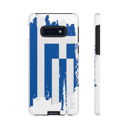 Phone Case-Greek Flag | Tough-Samsung Galaxy S10E-Glossy-PhoneCaseBoss-Phone-Best-Phone-Cases