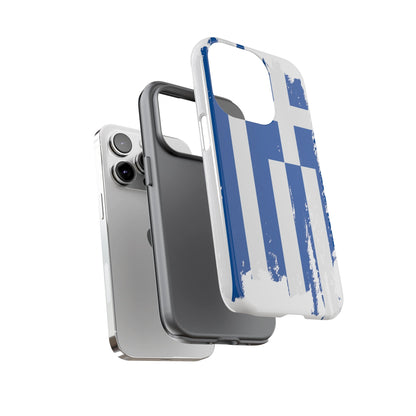 Phone Case-Greek Flag | Tough-PhoneCaseBoss-Phone-Best-Phone-Cases