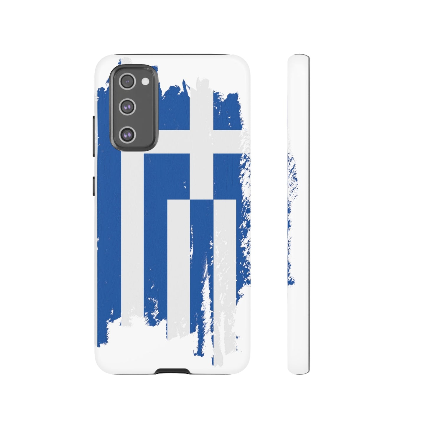 Phone Case-Greek Flag | Tough-Samsung Galaxy S20 FE-Matte-PhoneCaseBoss-Phone-Best-Phone-Cases