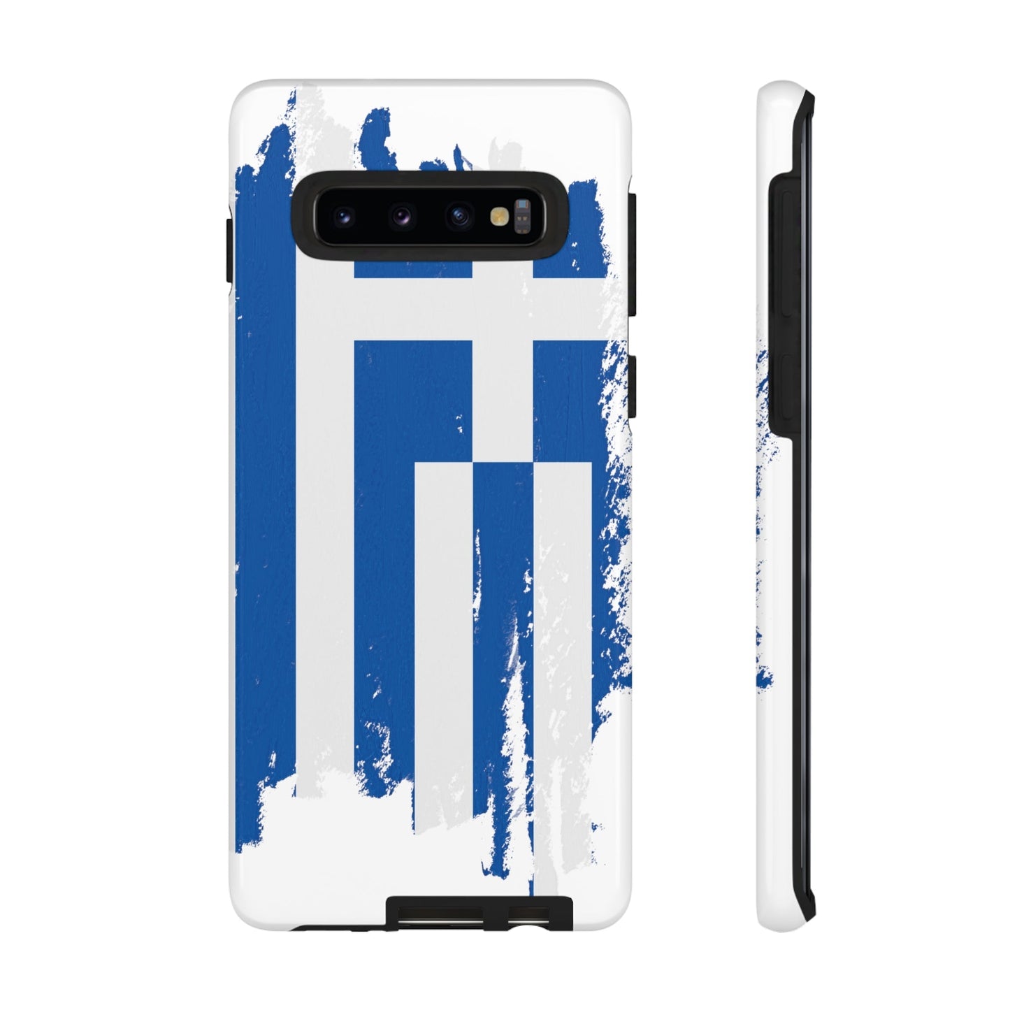 Phone Case-Greek Flag | Tough-Samsung Galaxy S10-Glossy-PhoneCaseBoss-Phone-Best-Phone-Cases