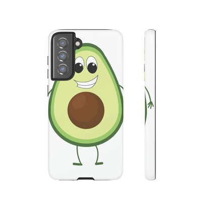 Phone Case-HAPPY AVOCADO | Tough-Samsung Galaxy S21 FE-Matte-PhoneCaseBoss-Phone-Best-Phone-Cases