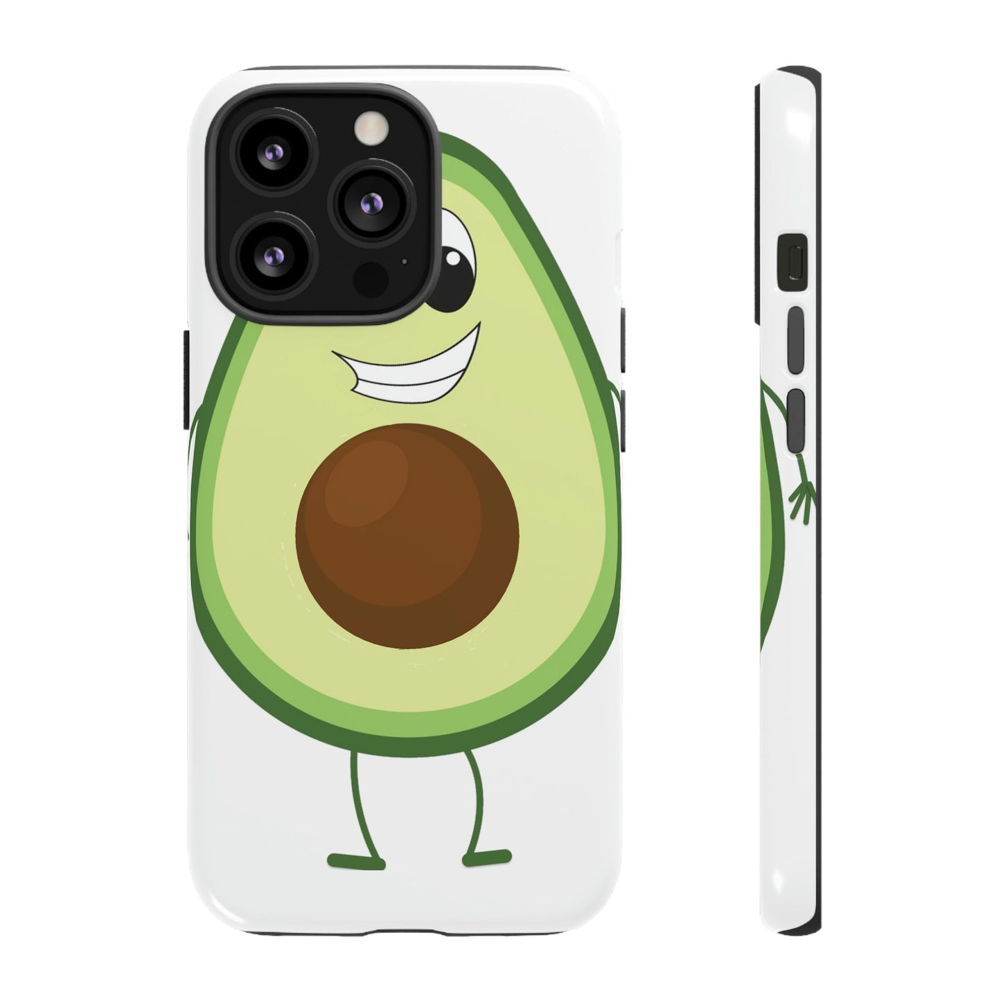 Phone Case-HAPPY AVOCADO | Tough-iPhone 13 Pro-Glossy-PhoneCaseBoss-Phone-Best-Phone-Cases