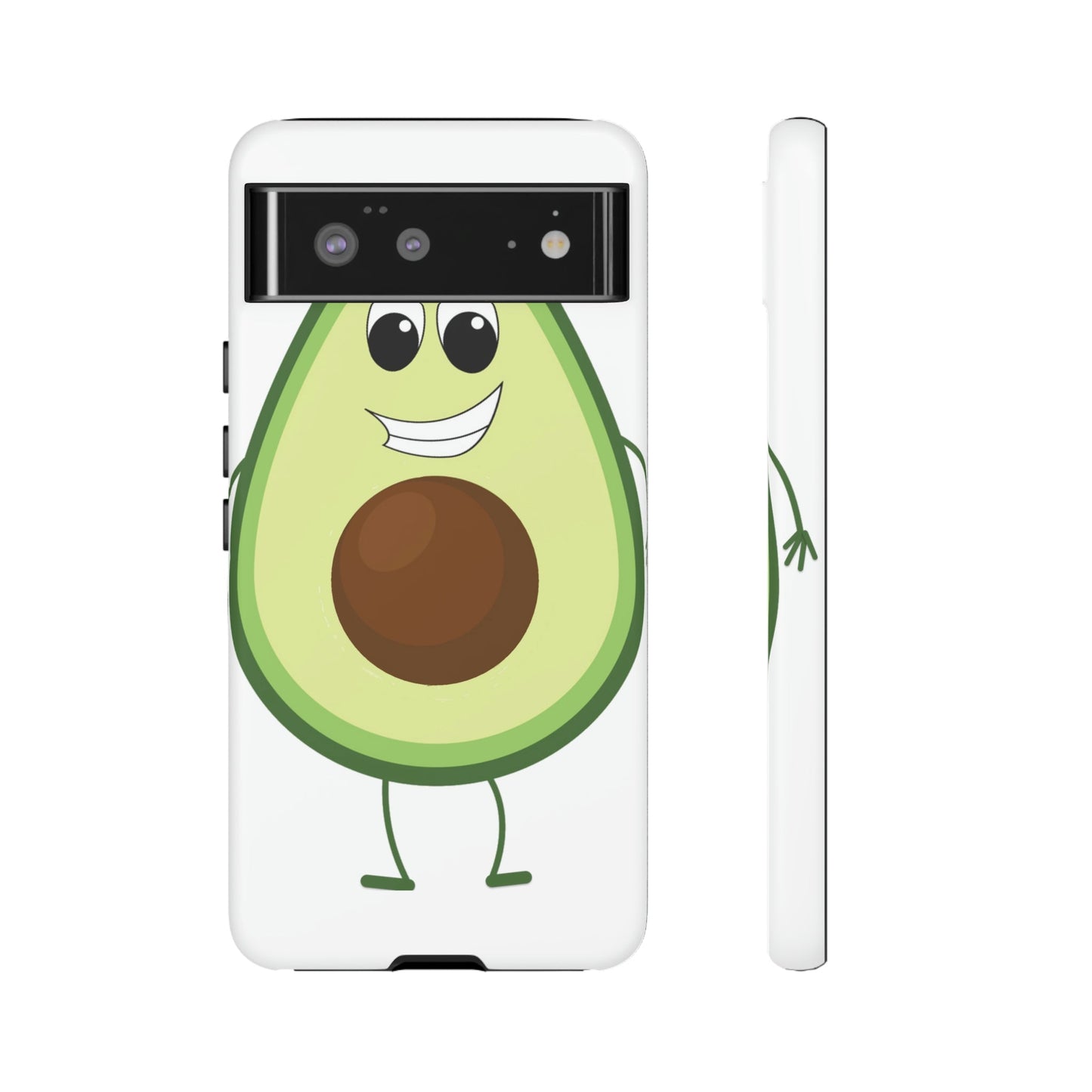 Phone Case-HAPPY AVOCADO | Tough-Google Pixel 6-Matte-PhoneCaseBoss-Phone-Best-Phone-Cases