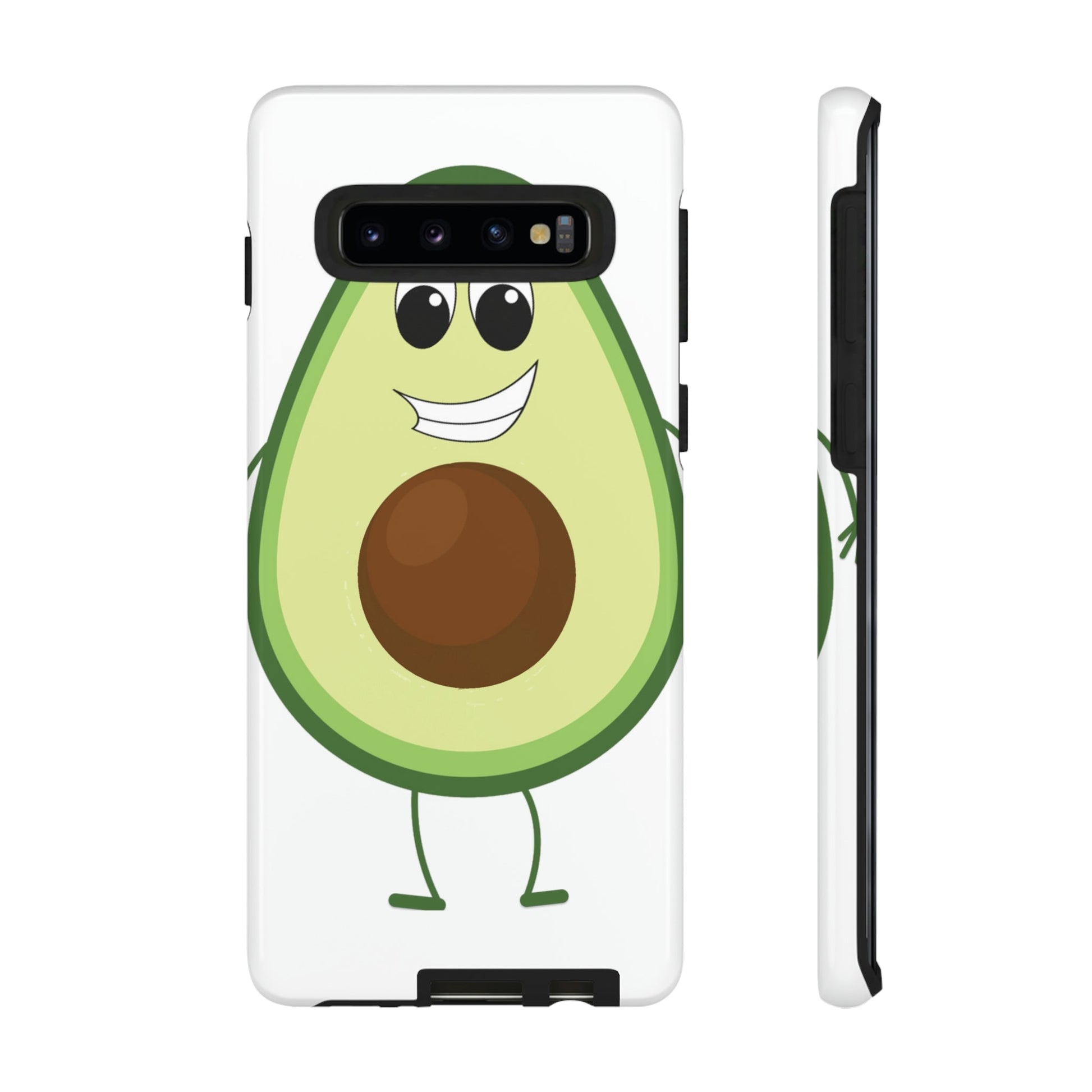 Phone Case-HAPPY AVOCADO | Tough-Samsung Galaxy S10-Glossy-PhoneCaseBoss-Phone-Best-Phone-Cases