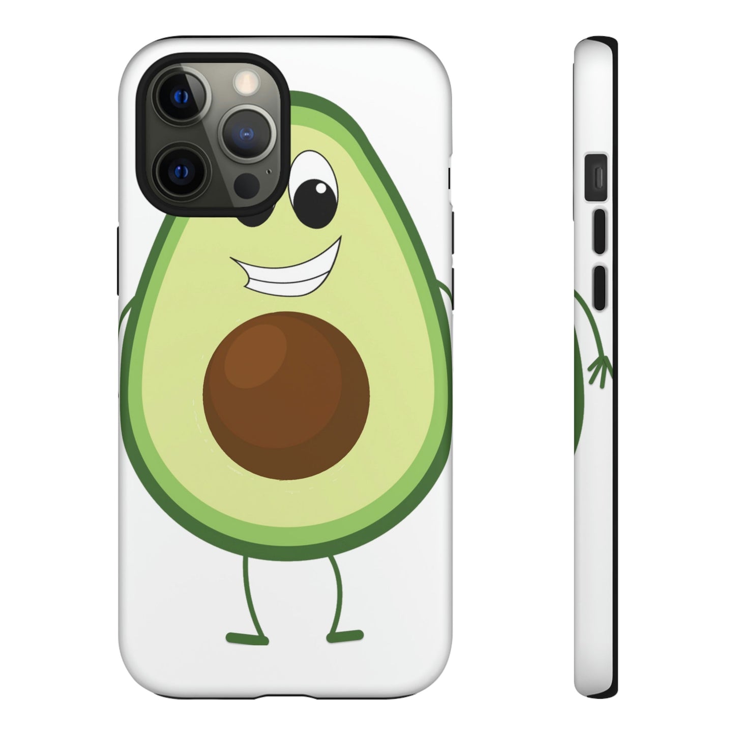 Phone Case-HAPPY AVOCADO | Tough-iPhone 12 Pro Max-Matte-PhoneCaseBoss-Phone-Best-Phone-Cases