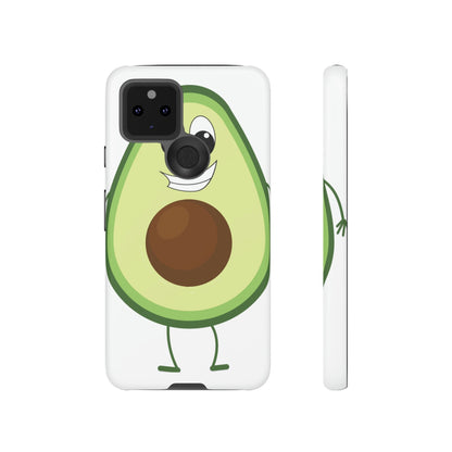 Phone Case-HAPPY AVOCADO | Tough-Google Pixel 5 5G-Matte-PhoneCaseBoss-Phone-Best-Phone-Cases