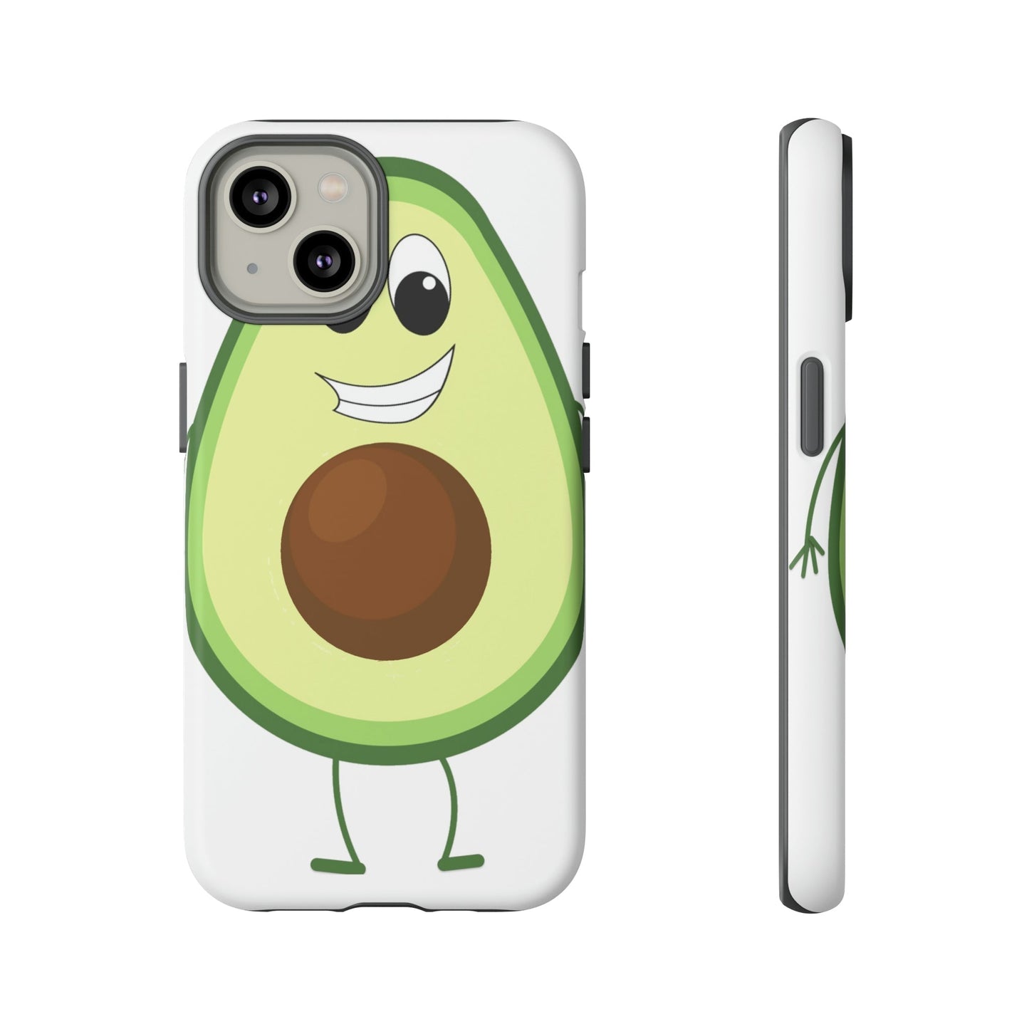 Phone Case-HAPPY AVOCADO | Tough-iPhone 14-Matte-PhoneCaseBoss-Phone-Best-Phone-Cases