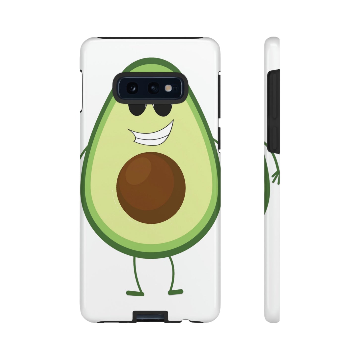 Phone Case-HAPPY AVOCADO | Tough-Samsung Galaxy S10E-Glossy-PhoneCaseBoss-Phone-Best-Phone-Cases