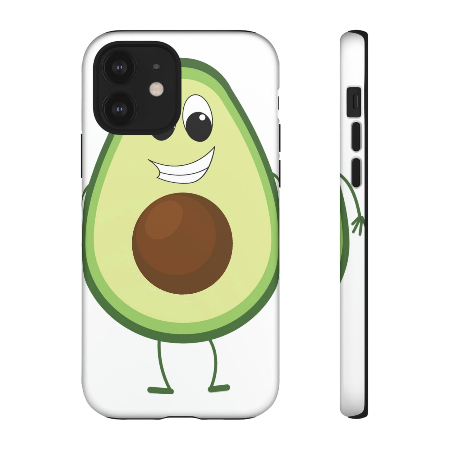 Phone Case-HAPPY AVOCADO | Tough-iPhone 12-Matte-PhoneCaseBoss-Phone-Best-Phone-Cases