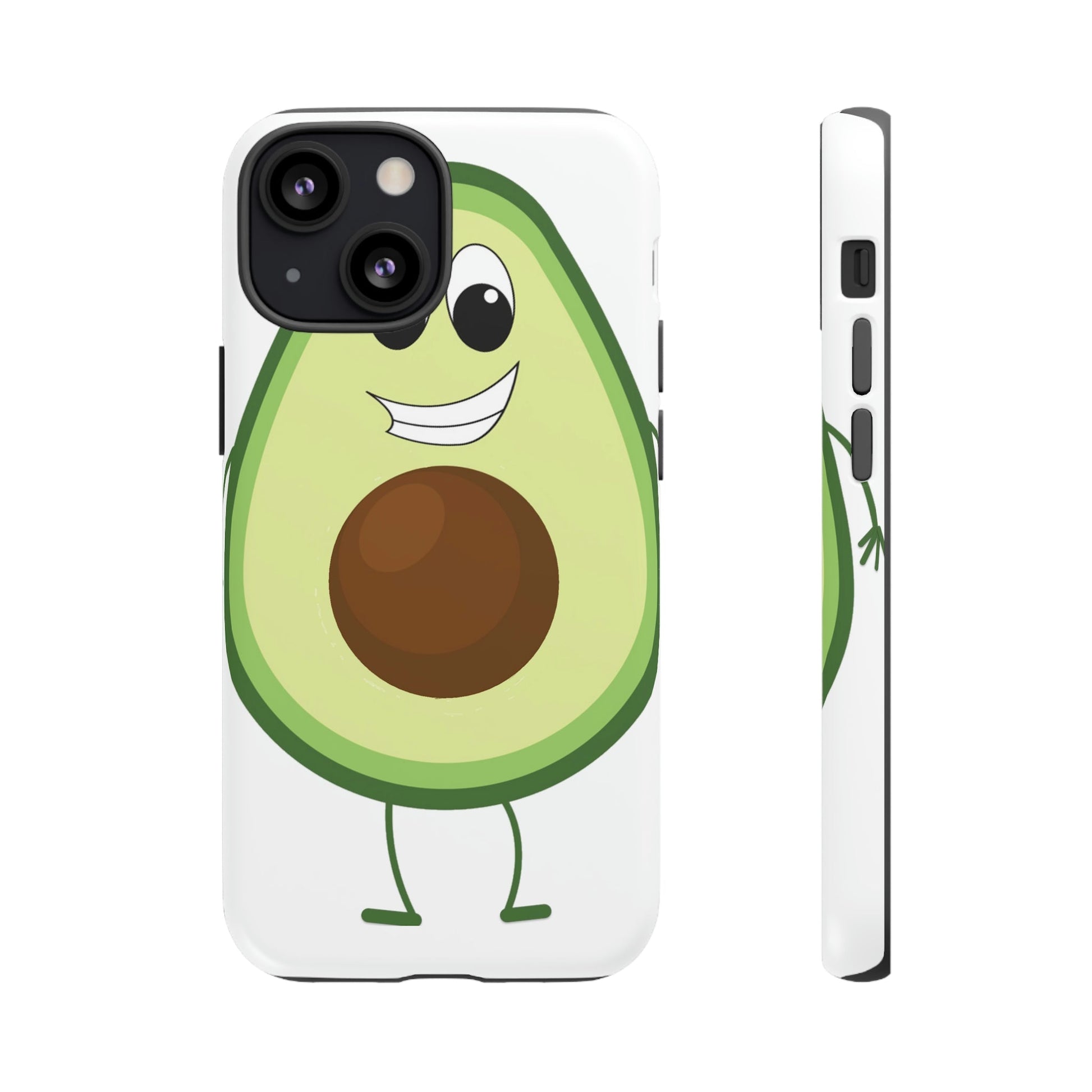 Phone Case-HAPPY AVOCADO | Tough-iPhone 13 Mini-Matte-PhoneCaseBoss-Phone-Best-Phone-Cases