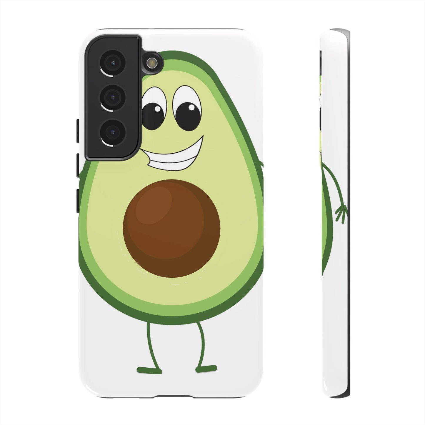 Phone Case-HAPPY AVOCADO | Tough-Samsung Galaxy S22-Glossy-PhoneCaseBoss-Phone-Best-Phone-Cases