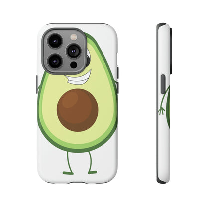 Phone Case-HAPPY AVOCADO | Tough-iPhone 14 Pro-Matte-PhoneCaseBoss-Phone-Best-Phone-Cases