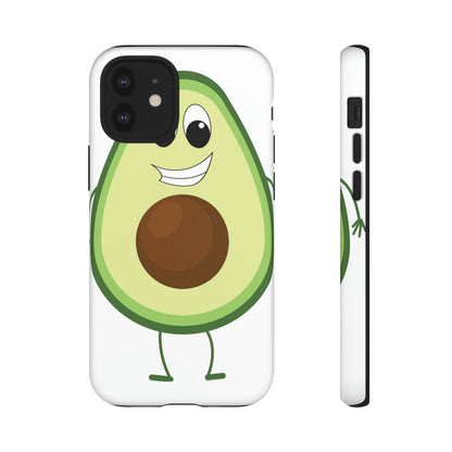 Phone Case-HAPPY AVOCADO | Tough-iPhone 12 Mini-Matte-PhoneCaseBoss-Phone-Best-Phone-Cases