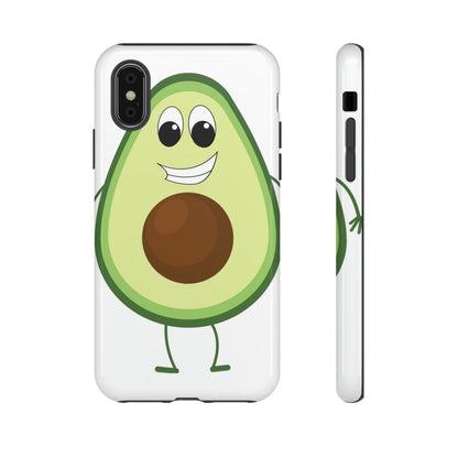 Phone Case-HAPPY AVOCADO | Tough-iPhone X-Glossy-PhoneCaseBoss-Phone-Best-Phone-Cases