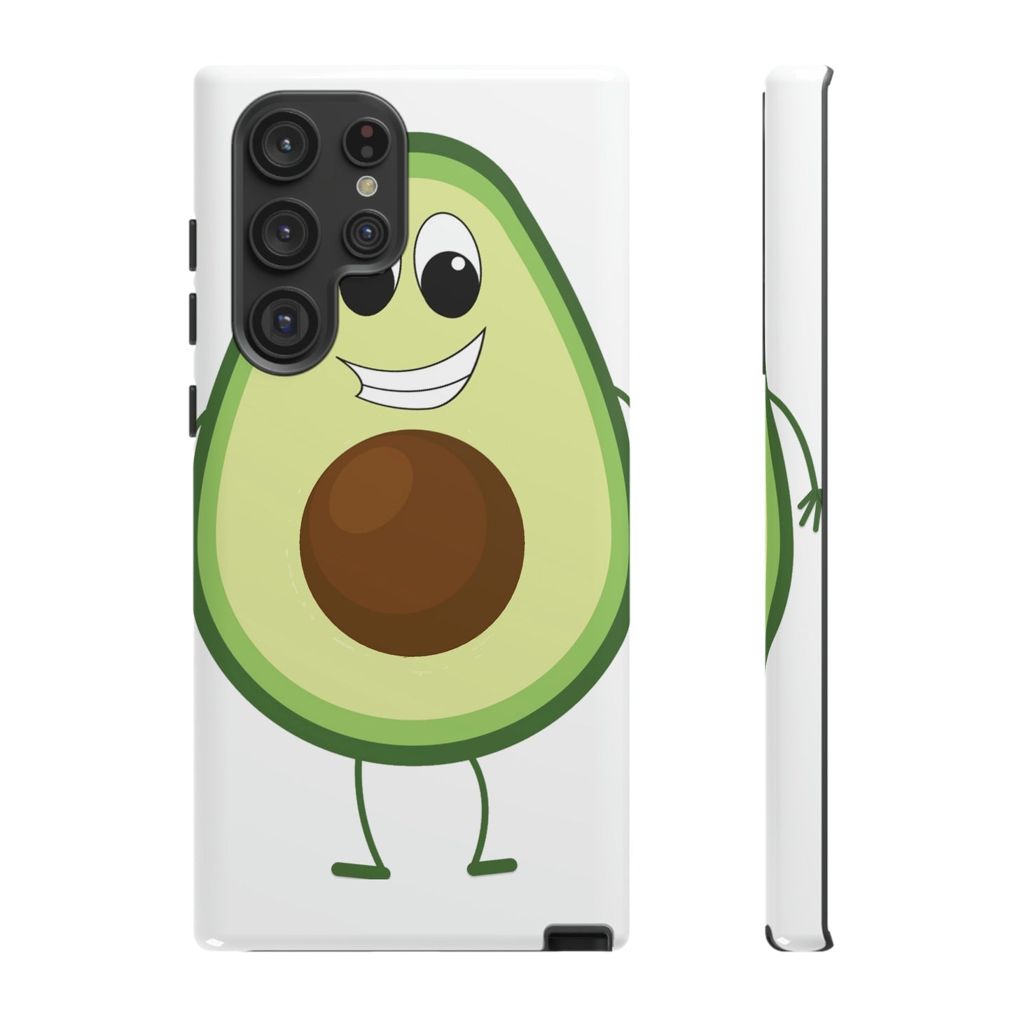 Phone Case-HAPPY AVOCADO | Tough-Samsung Galaxy S22 Ultra-Glossy-PhoneCaseBoss-Phone-Best-Phone-Cases