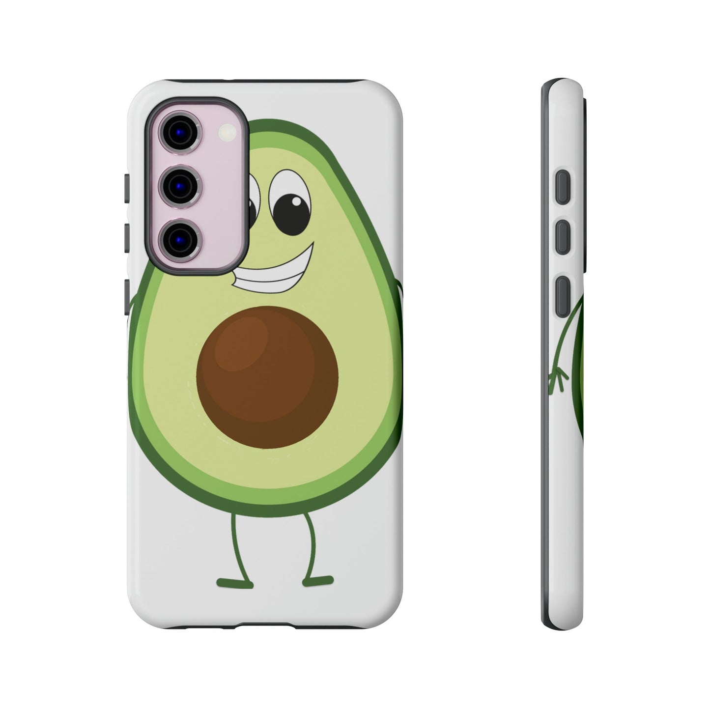 Phone Case-HAPPY AVOCADO | Tough-Samsung Galaxy S23 Plus-Glossy-PhoneCaseBoss-Phone-Best-Phone-Cases