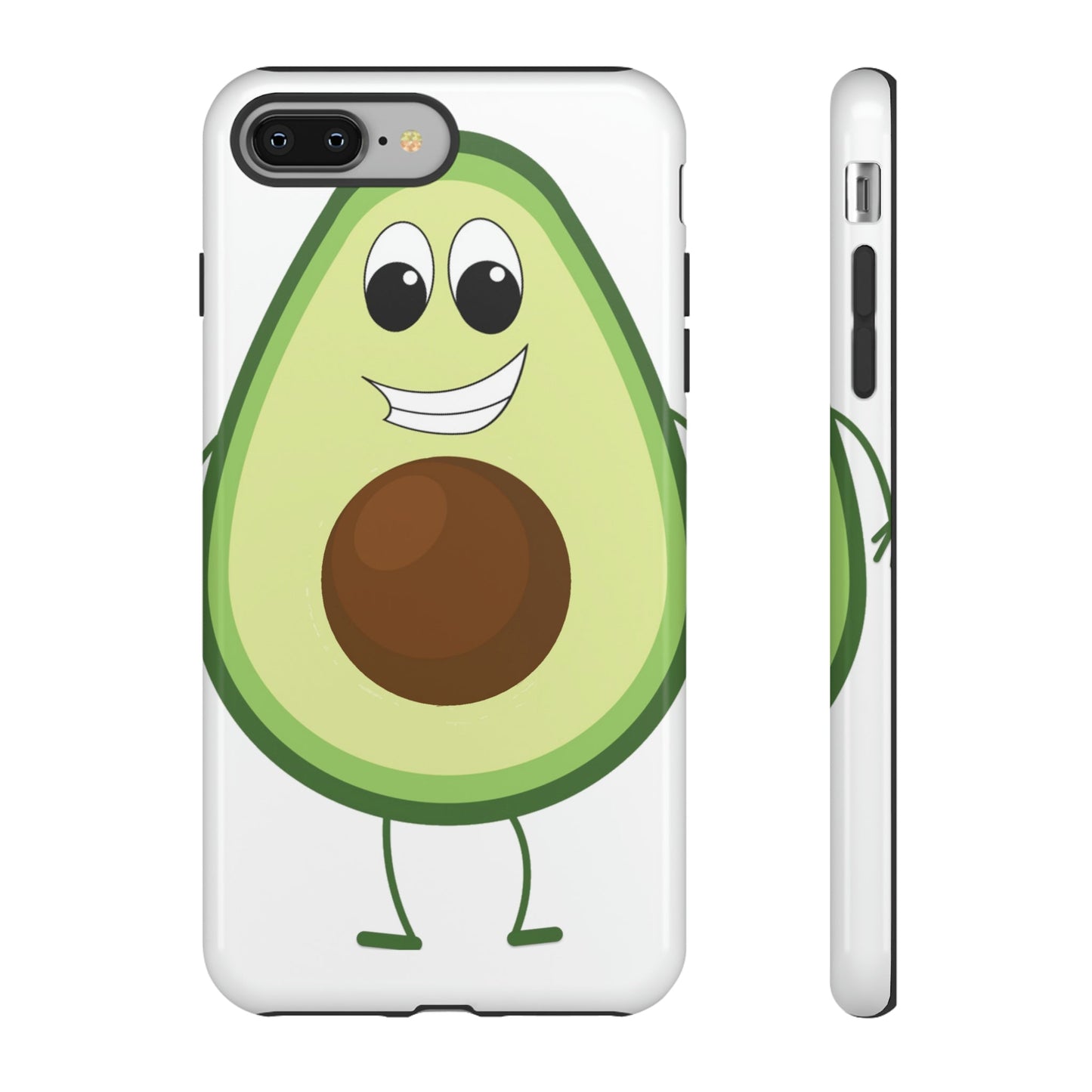 Phone Case-HAPPY AVOCADO | Tough-iPhone 8 Plus-Glossy-PhoneCaseBoss-Phone-Best-Phone-Cases