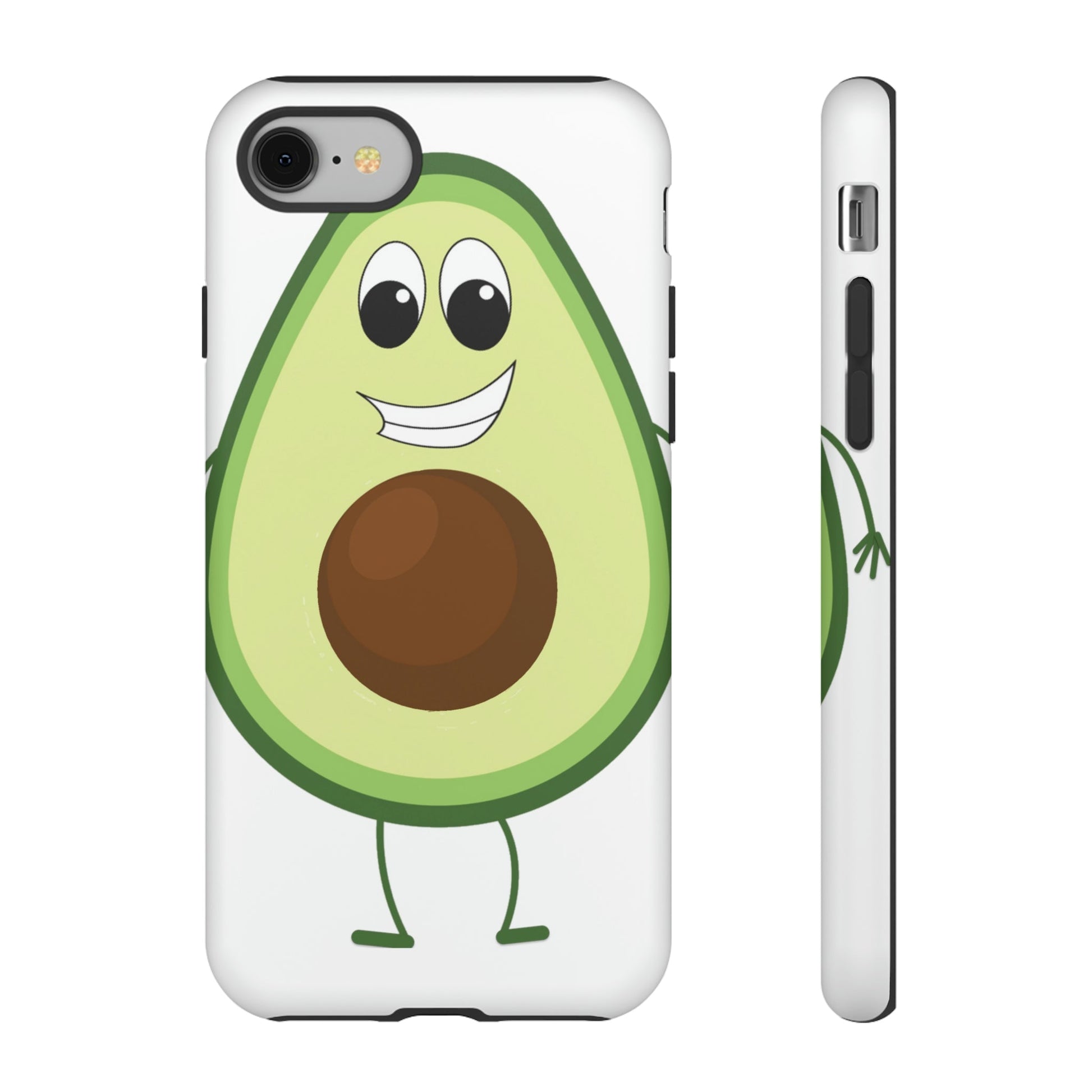 Phone Case-HAPPY AVOCADO | Tough-iPhone 8-Matte-PhoneCaseBoss-Phone-Best-Phone-Cases