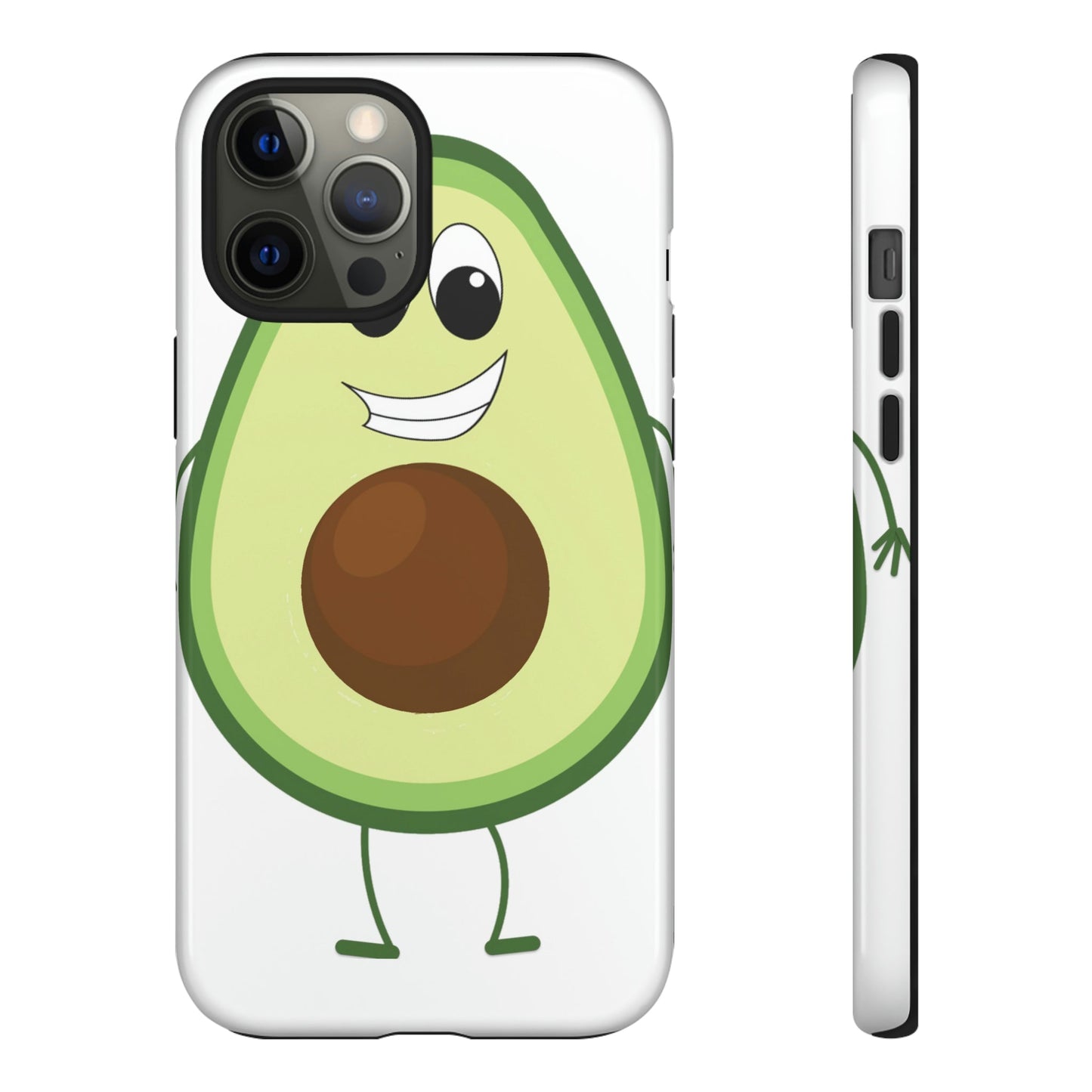 Phone Case-HAPPY AVOCADO | Tough-iPhone 12 Pro Max-Glossy-PhoneCaseBoss-Phone-Best-Phone-Cases