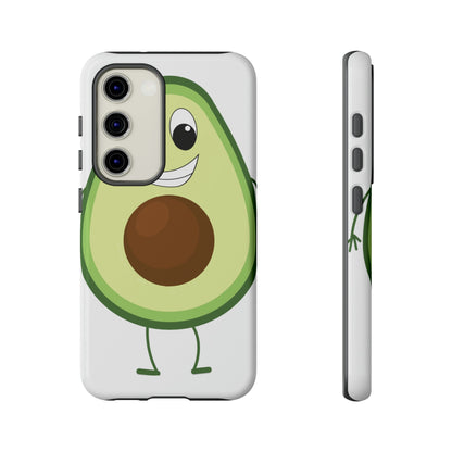 Phone Case-HAPPY AVOCADO | Tough-Samsung Galaxy S23-Glossy-PhoneCaseBoss-Phone-Best-Phone-Cases