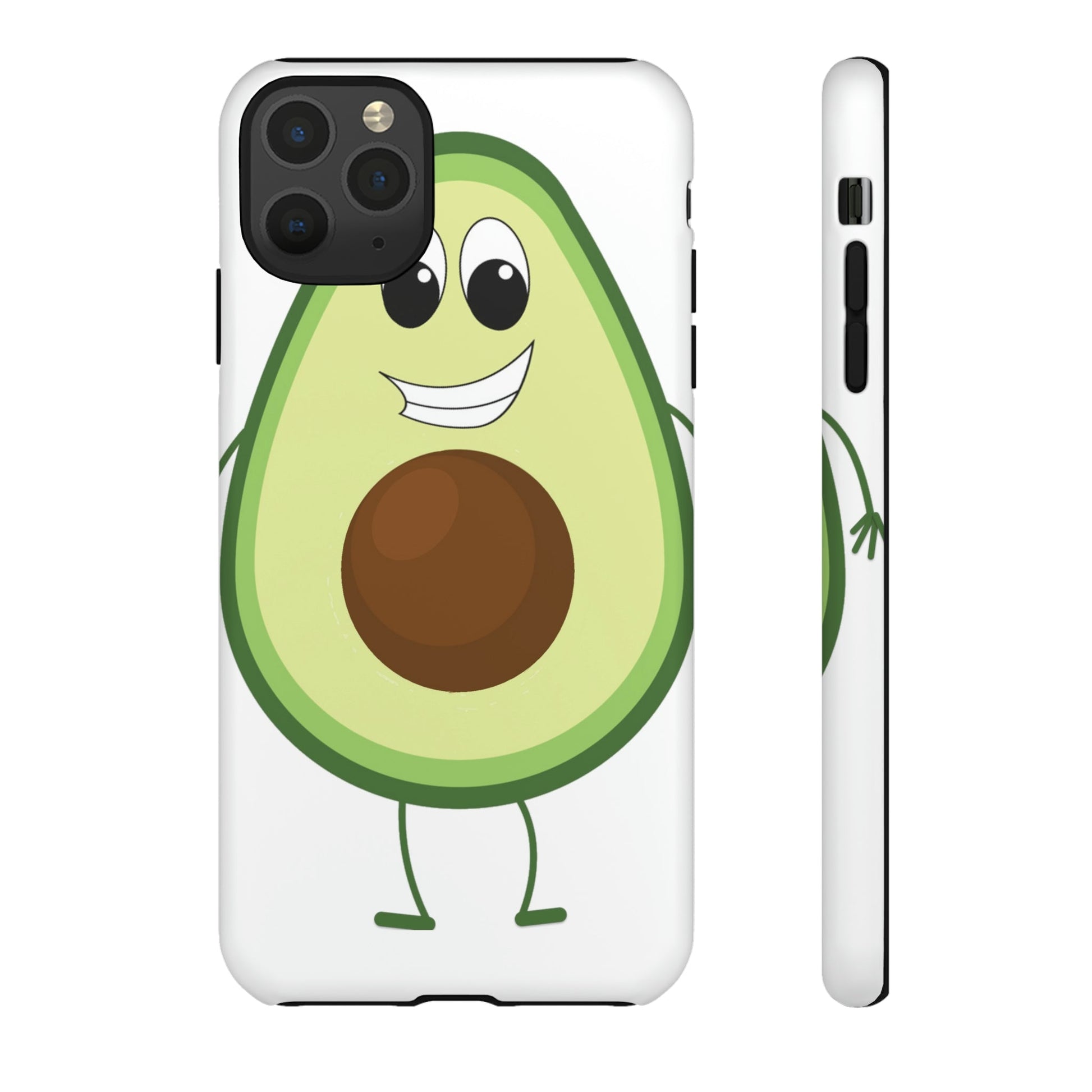 Phone Case-HAPPY AVOCADO | Tough-iPhone 11 Pro Max-Matte-PhoneCaseBoss-Phone-Best-Phone-Cases