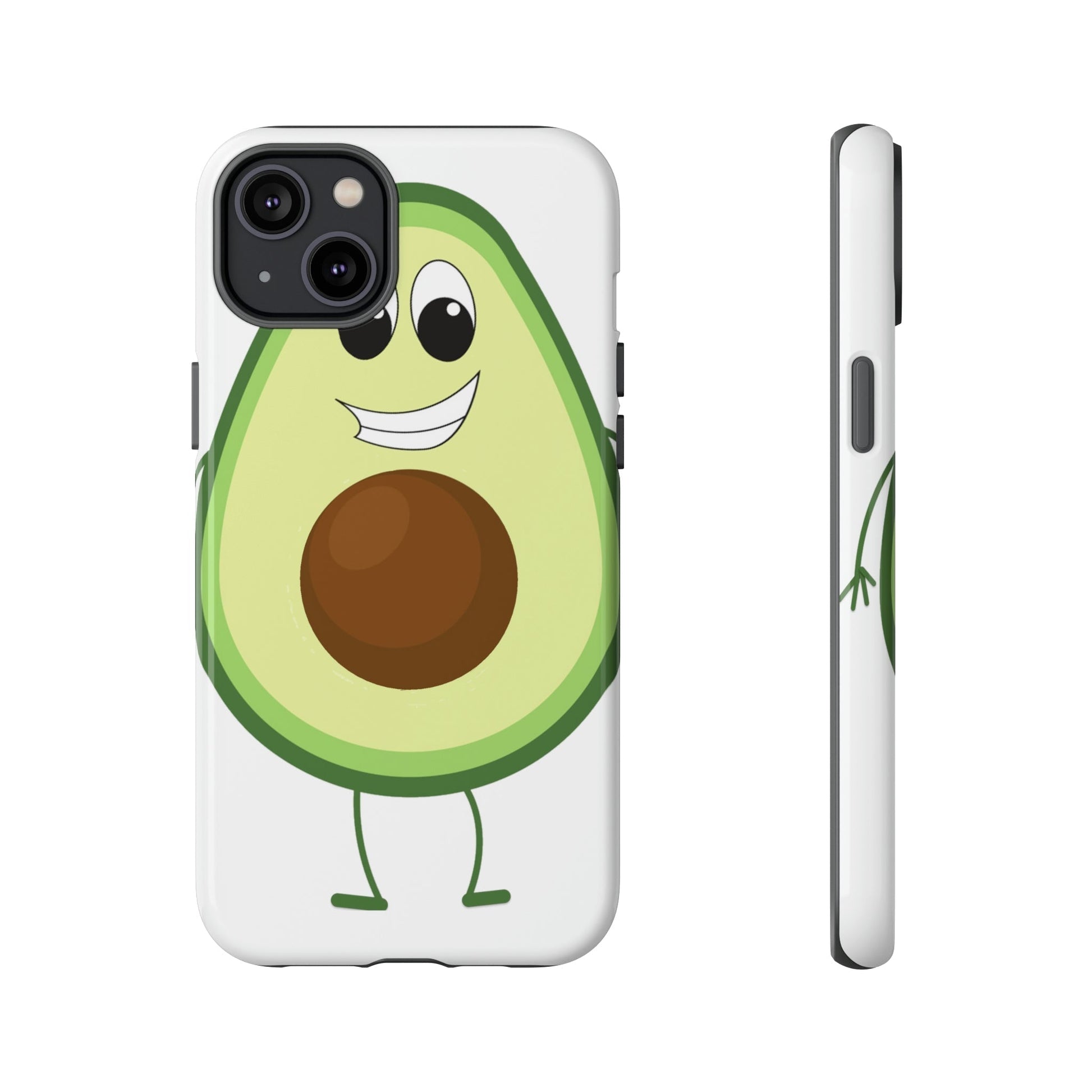 Phone Case-HAPPY AVOCADO | Tough-iPhone 14 Plus-Glossy-PhoneCaseBoss-Phone-Best-Phone-Cases