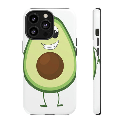 Phone Case-HAPPY AVOCADO | Tough-iPhone 13 Pro-Matte-PhoneCaseBoss-Phone-Best-Phone-Cases