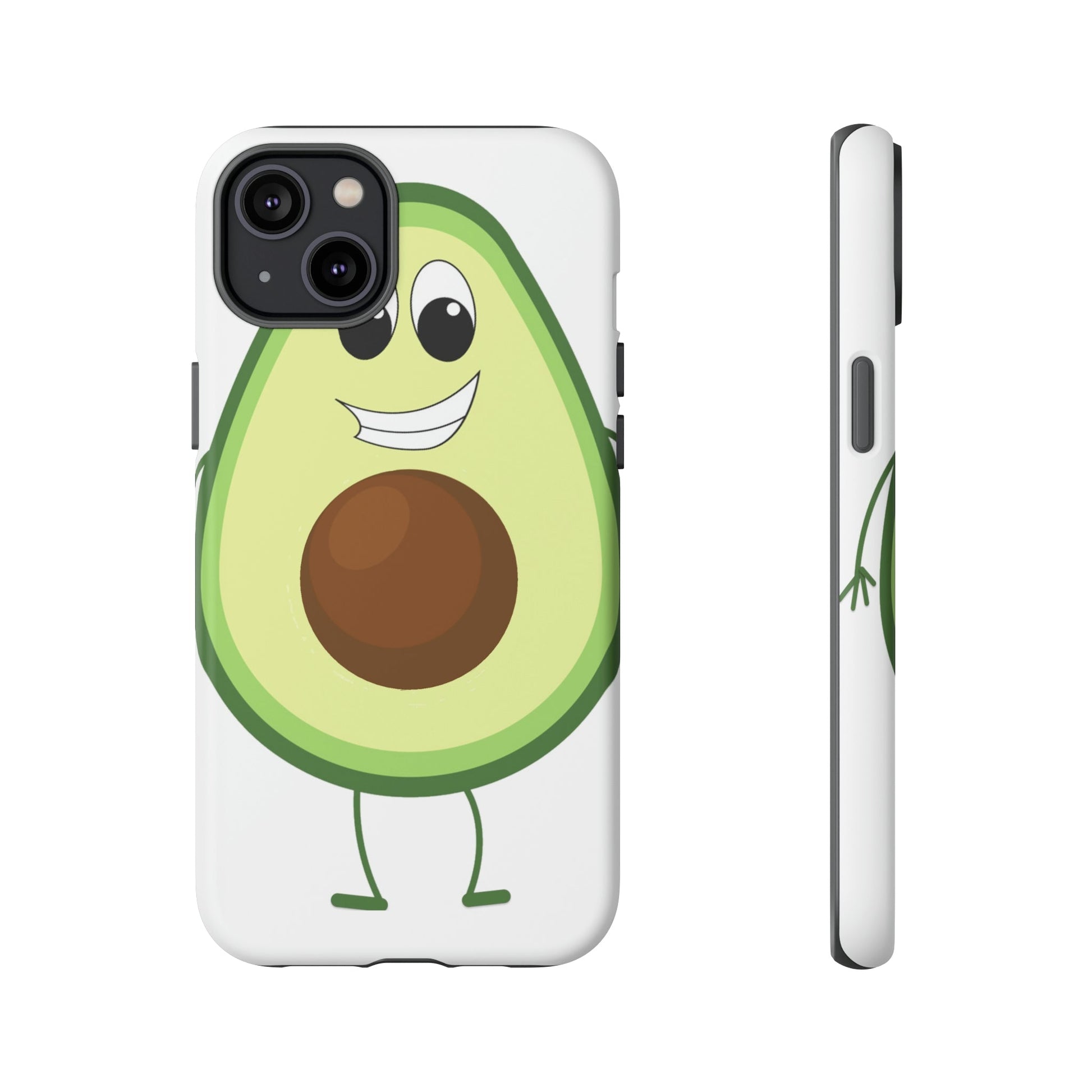 Phone Case-HAPPY AVOCADO | Tough-iPhone 14 Plus-Matte-PhoneCaseBoss-Phone-Best-Phone-Cases