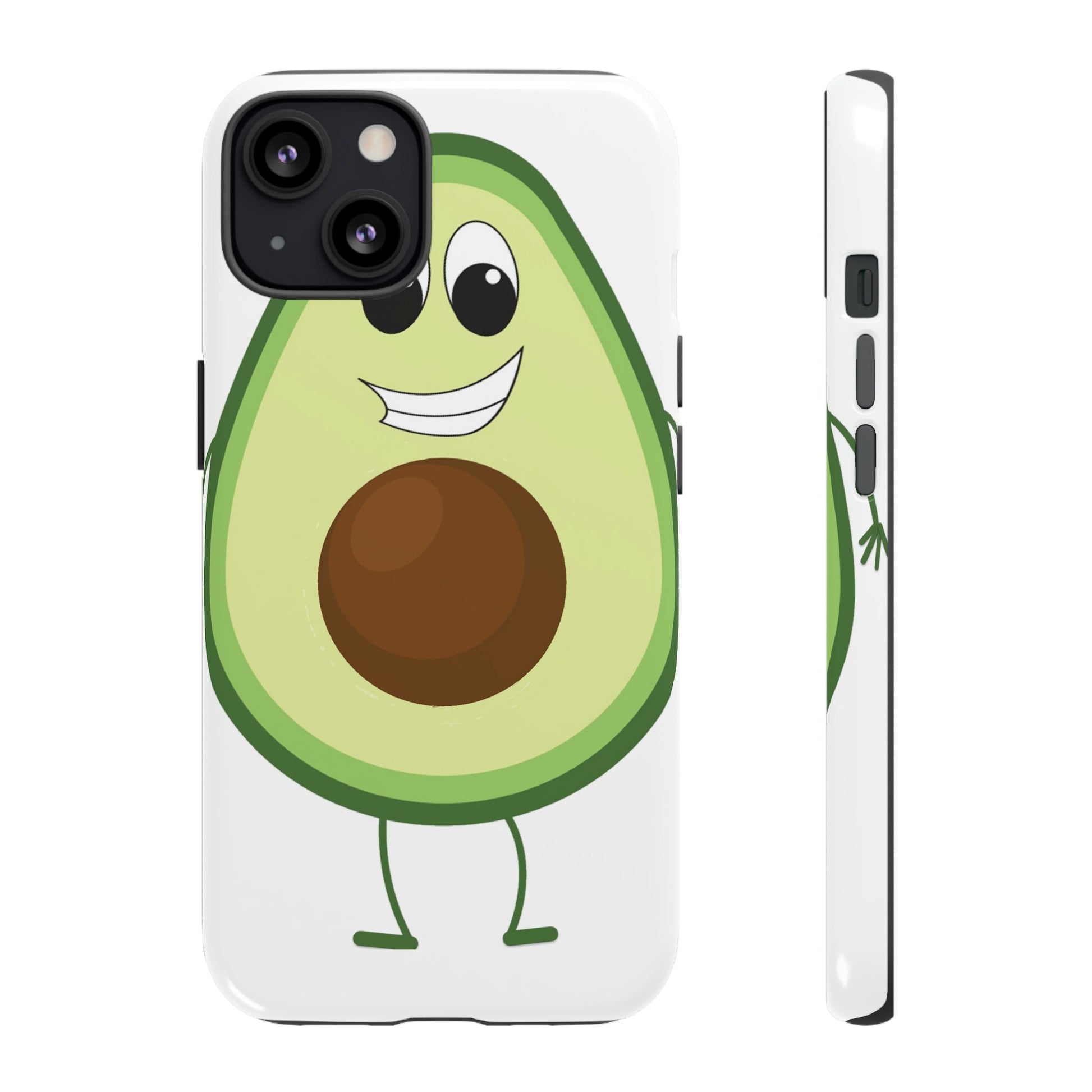 Phone Case-HAPPY AVOCADO | Tough-iPhone 13-Glossy-PhoneCaseBoss-Phone-Best-Phone-Cases