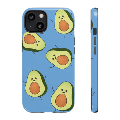 Phone Case-HAPPY AVOCADOS | Tough-iPhone 13-Glossy-PhoneCaseBoss-Phone-Best-Phone-Cases