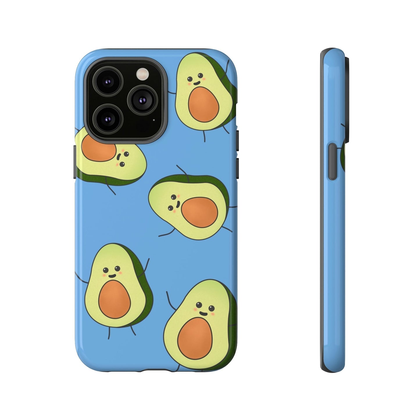 Phone Case-HAPPY AVOCADOS | Tough-iPhone 14 Pro Max-Glossy-PhoneCaseBoss-Phone-Best-Phone-Cases