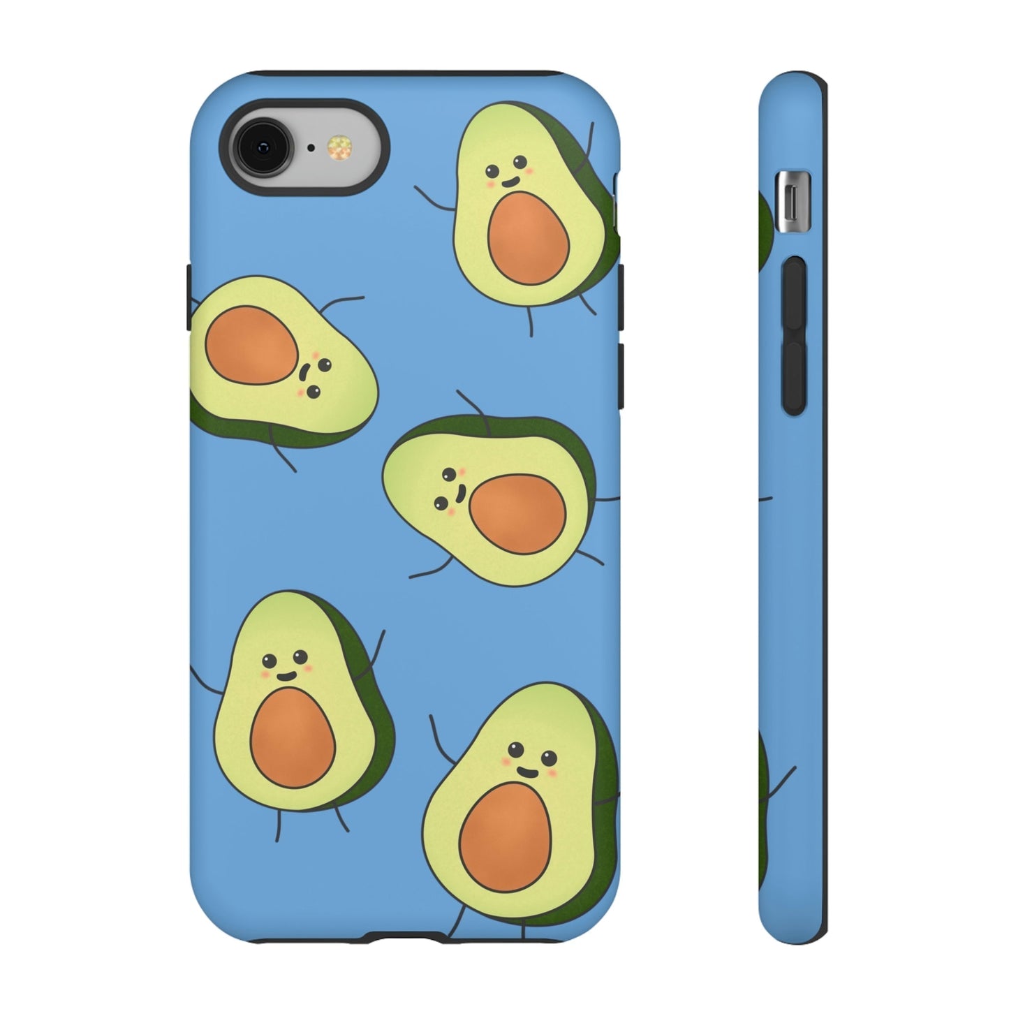 Phone Case-HAPPY AVOCADOS | Tough-iPhone 8-Matte-PhoneCaseBoss-Phone-Best-Phone-Cases