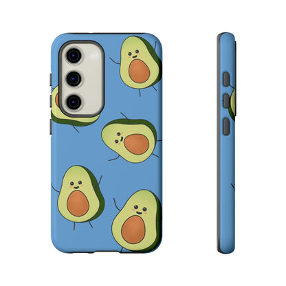 Phone Case-HAPPY AVOCADOS | Tough-Samsung Galaxy S23-Glossy-PhoneCaseBoss-Phone-Best-Phone-Cases