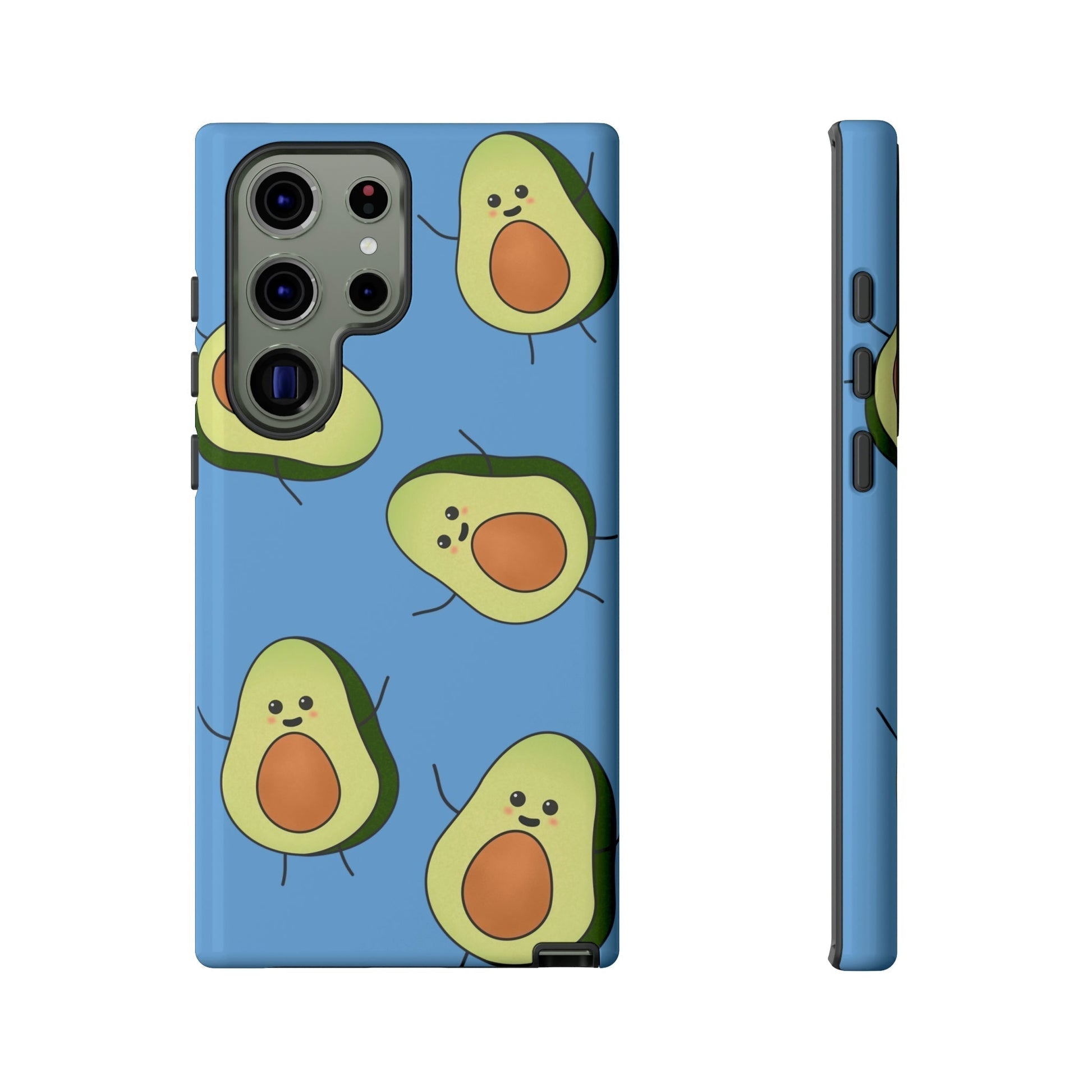 Phone Case-HAPPY AVOCADOS | Tough-Samsung Galaxy S23 Ultra-Glossy-PhoneCaseBoss-Phone-Best-Phone-Cases