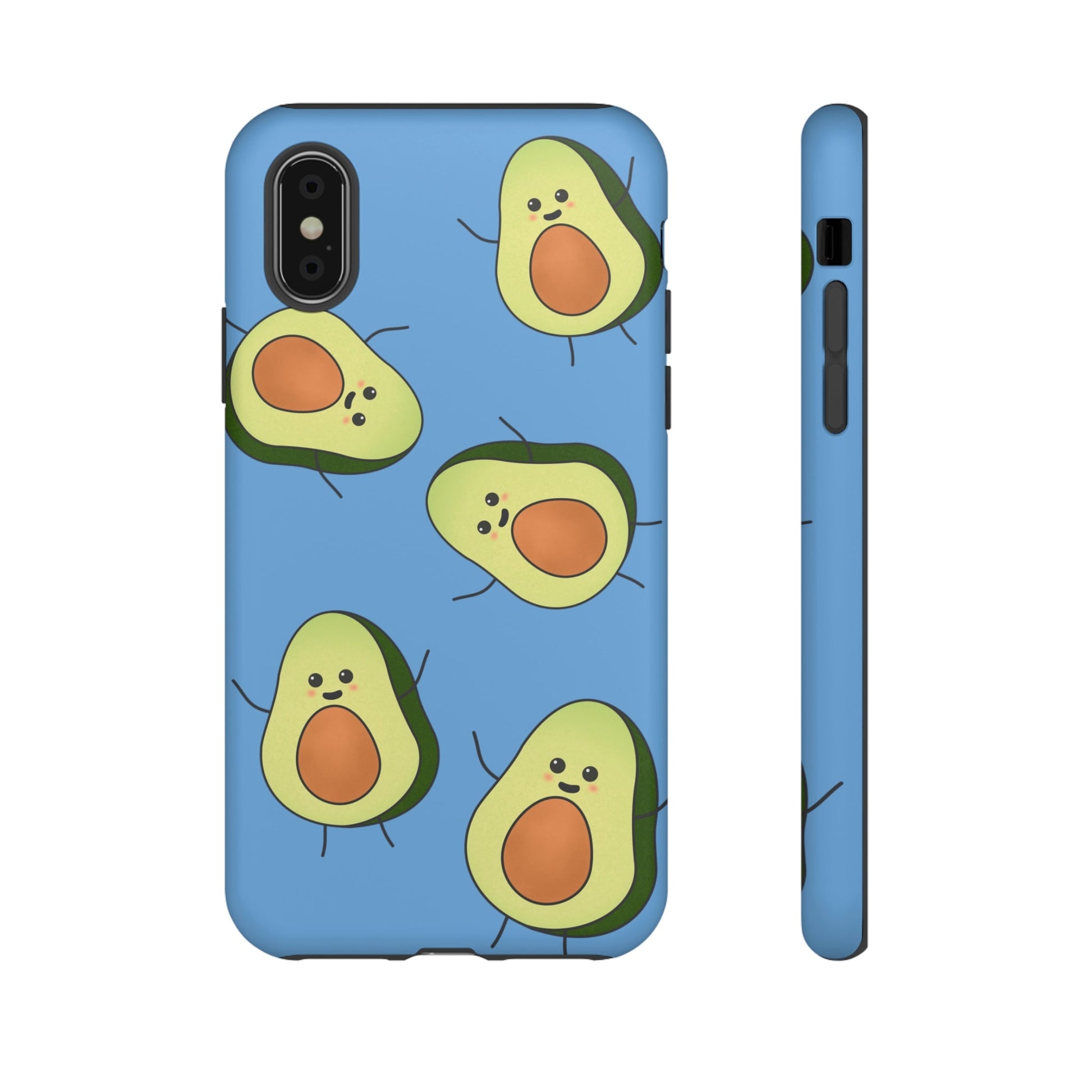 Phone Case-HAPPY AVOCADOS | Tough-iPhone X-Matte-PhoneCaseBoss-Phone-Best-Phone-Cases