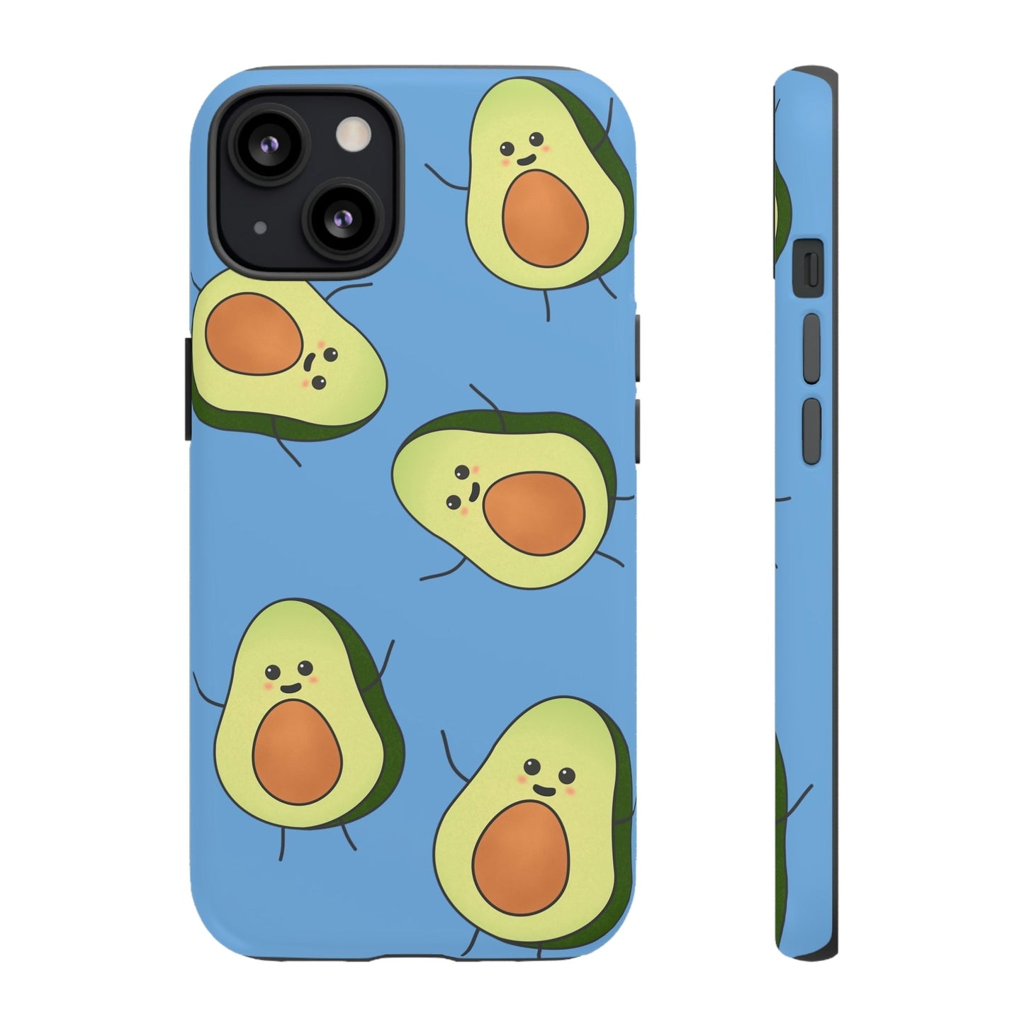 Phone Case-HAPPY AVOCADOS | Tough-iPhone 13-Matte-PhoneCaseBoss-Phone-Best-Phone-Cases