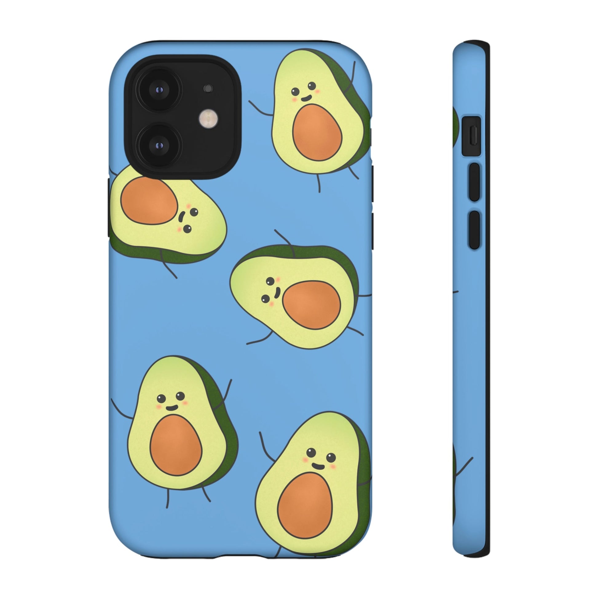 Phone Case-HAPPY AVOCADOS | Tough-iPhone 12-Matte-PhoneCaseBoss-Phone-Best-Phone-Cases